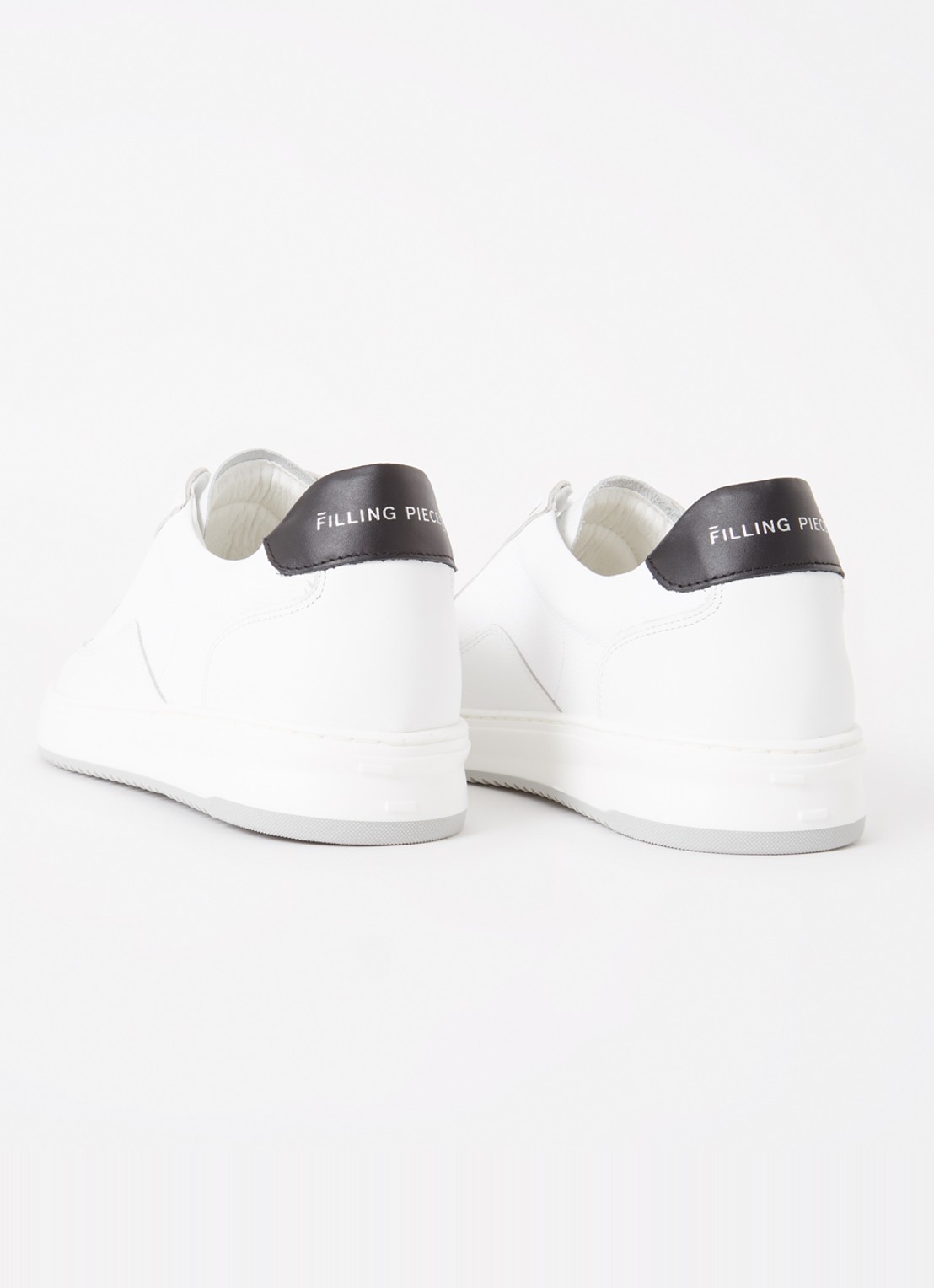 Filling Pieces Mondo Lux sneaker van leer - detail 2 wit