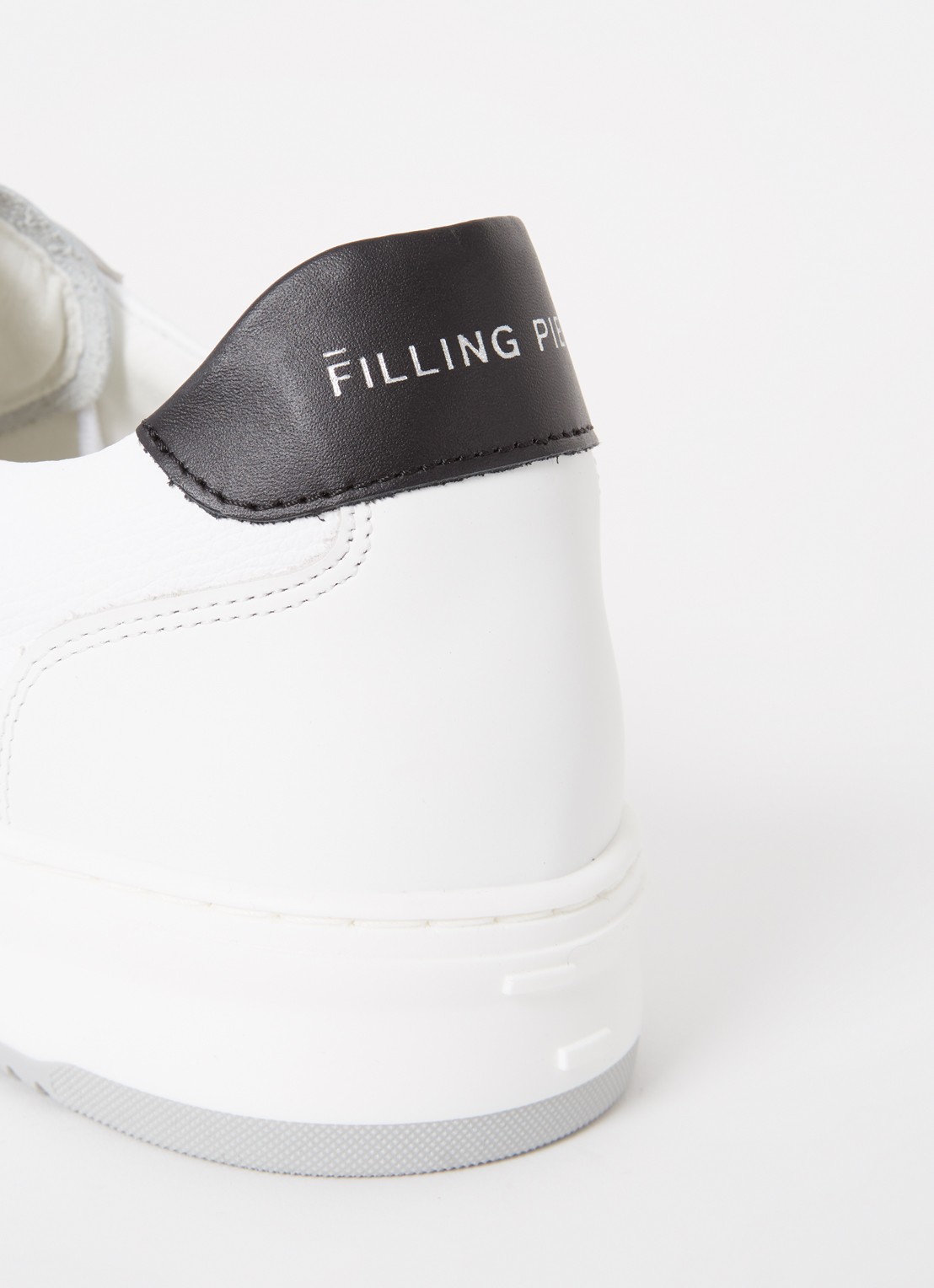 Filling Pieces Mondo Lux sneaker van leer - detail 4 wit