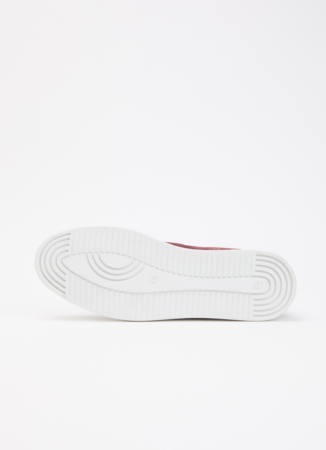 Filling Pieces Mondo Perforated sneaker van suède - detail 5 bordeauxrood