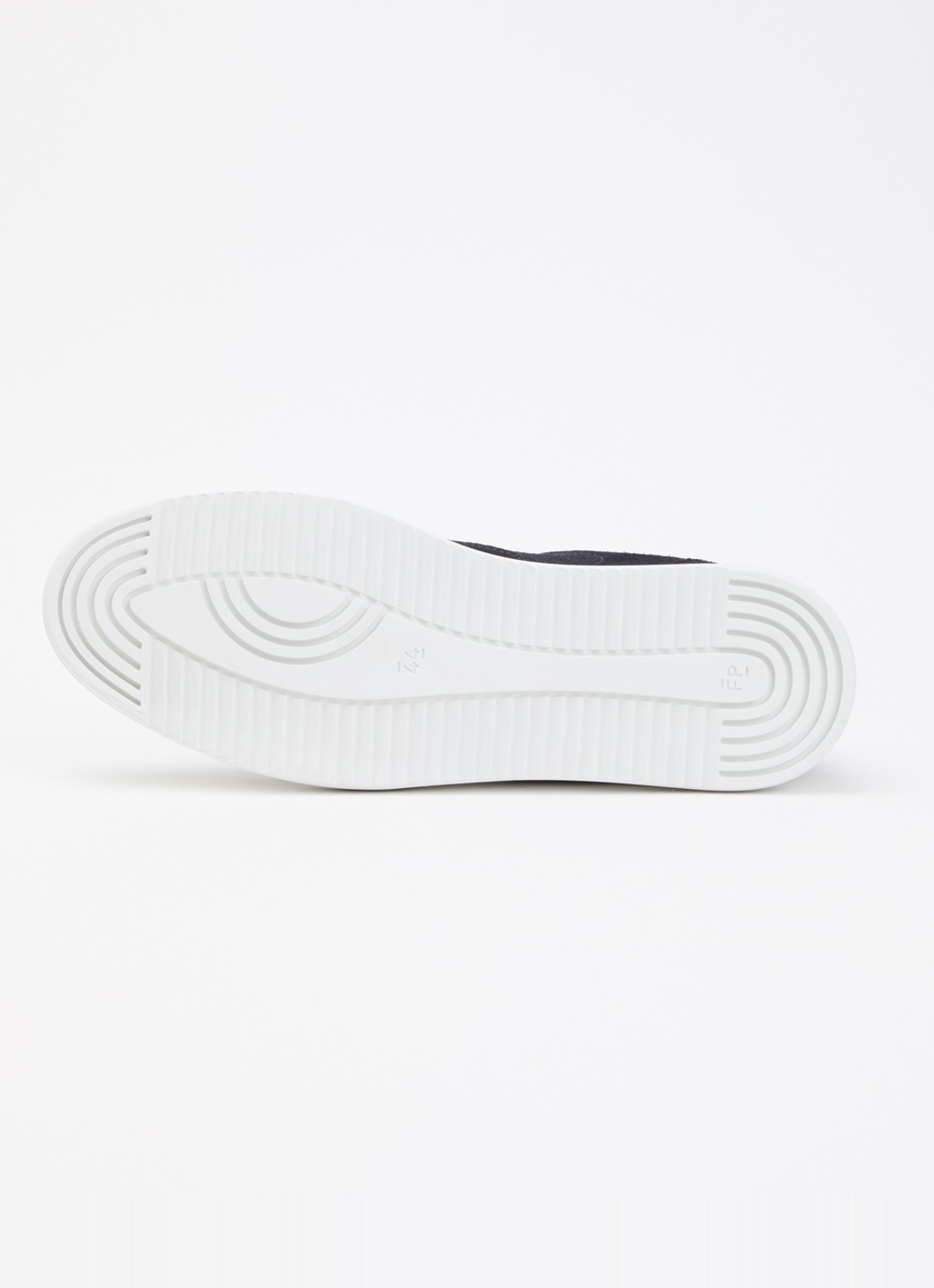 Filling Pieces Mondo Perforated sneaker van suède - detail 5 donkerblauw