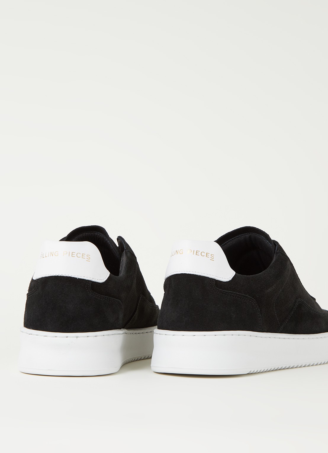 Filling Pieces Mondo Ripple sneaker van suède - detail 2 zwart