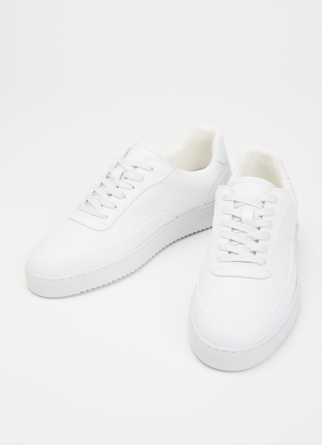 Filling Pieces Mondo Seamless sneaker van leer  - detail 2 wit