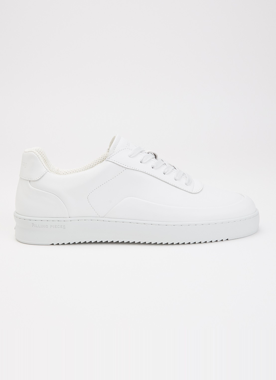 Filling Pieces Mondo Seamless sneaker van leer  - voorkant 5 wit