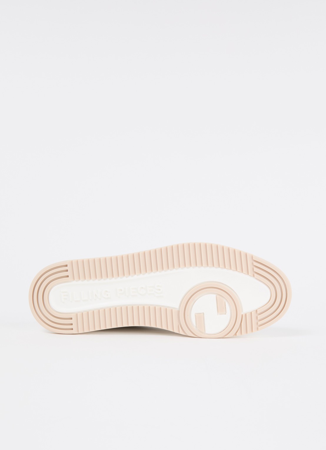 Filling Pieces Mondo Tech Crumbs sneaker van leer - detail 5 gebroken wit