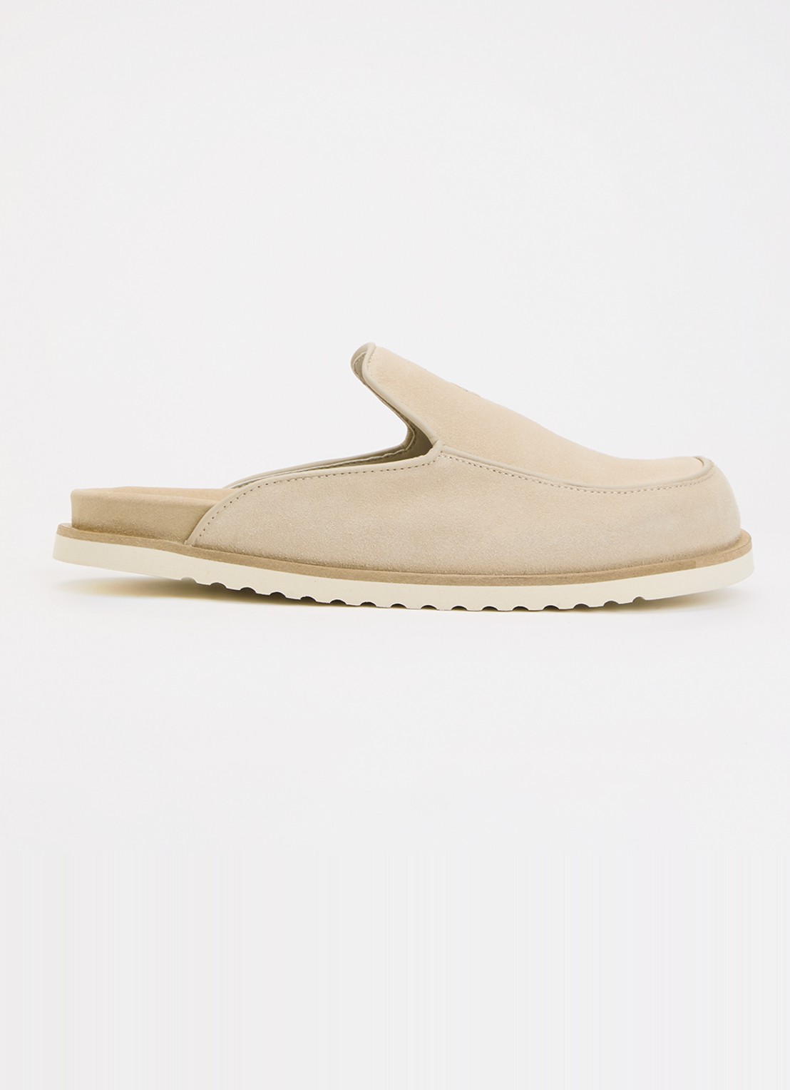 Filling Pieces Muiltje van suède  - voorkant zand