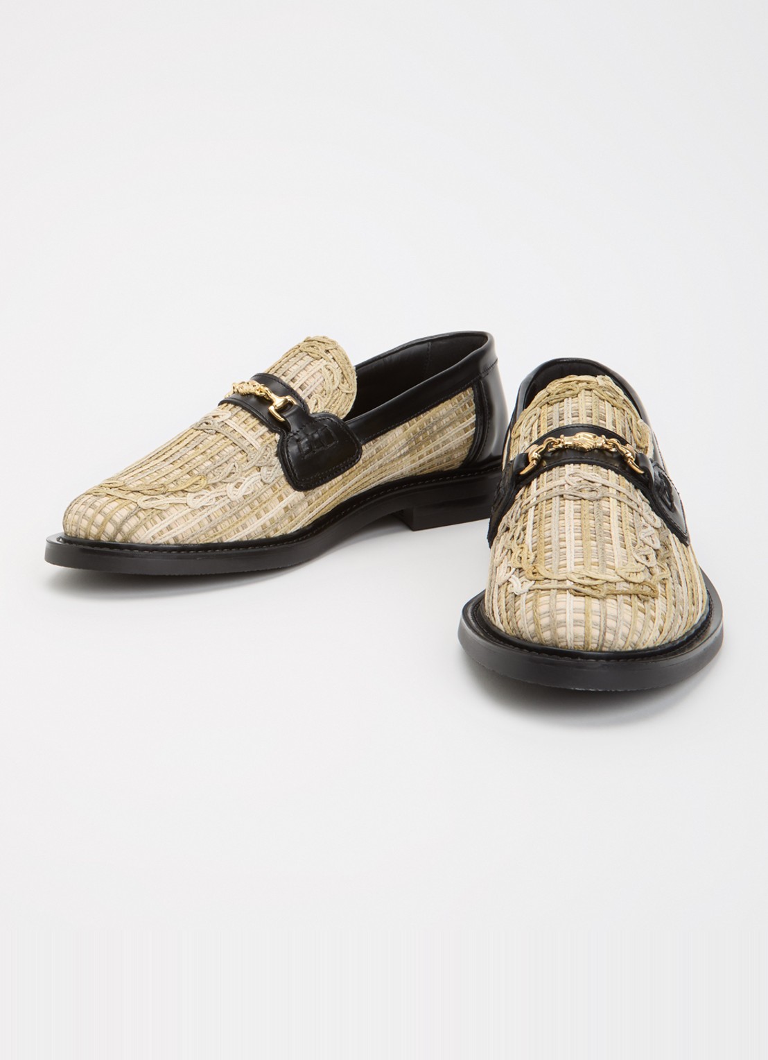 Filling Pieces Panier Tea loafer met details van leer - detail 3 beige