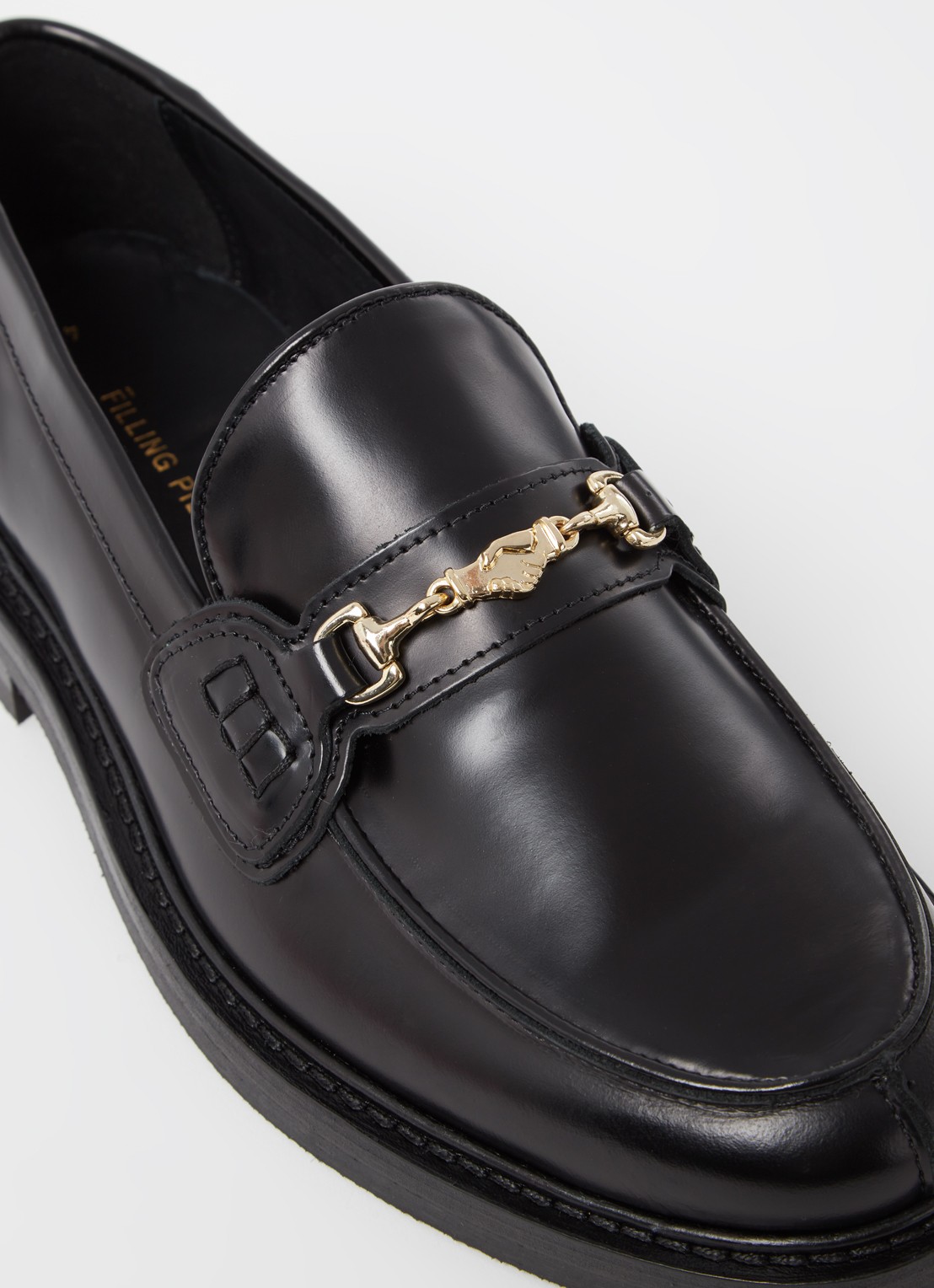 Filling Pieces Polido loafer van leer - detail 6 zwart