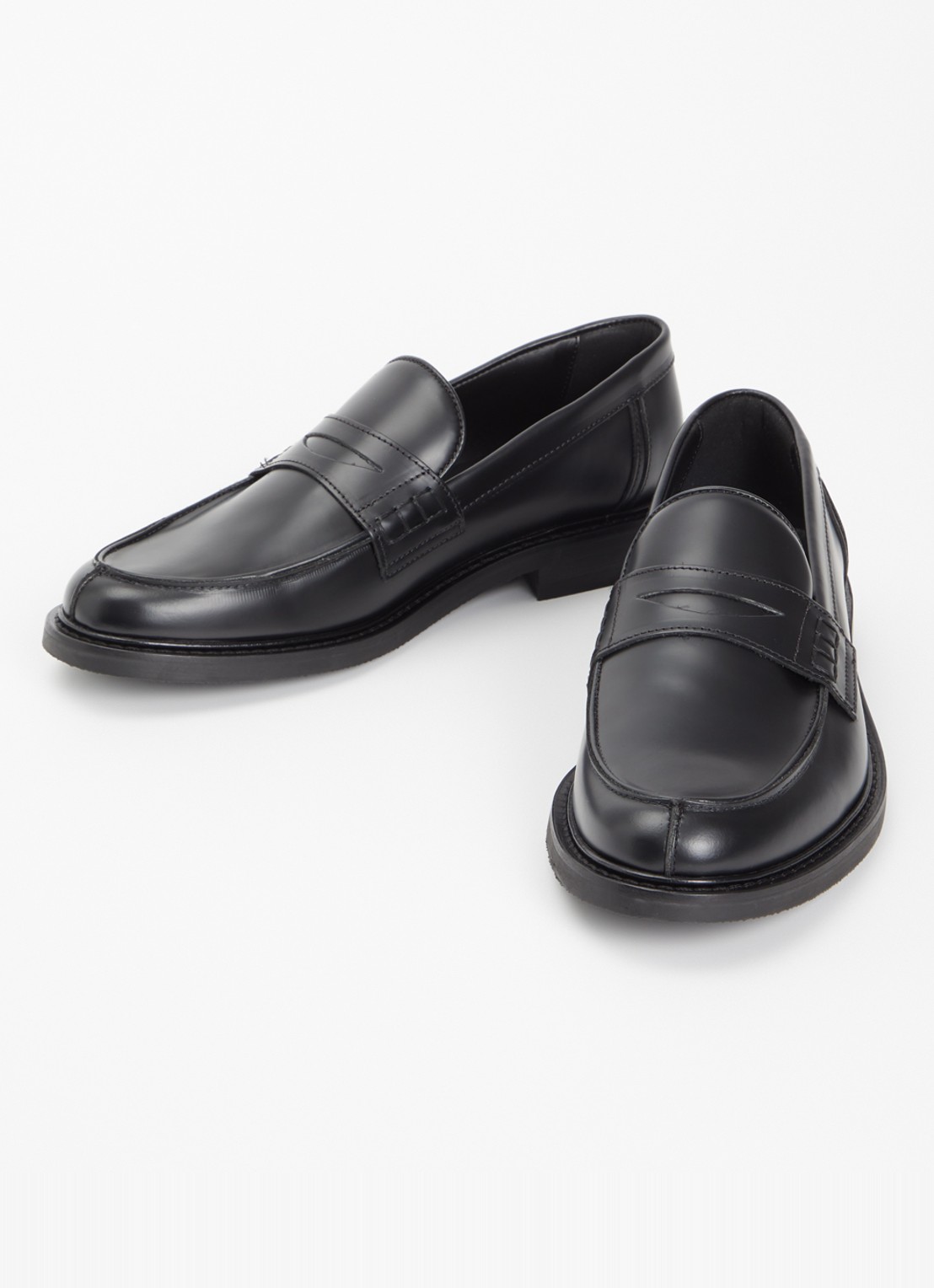 Filling Pieces Polido Minimum loafer van leer - detail zwart