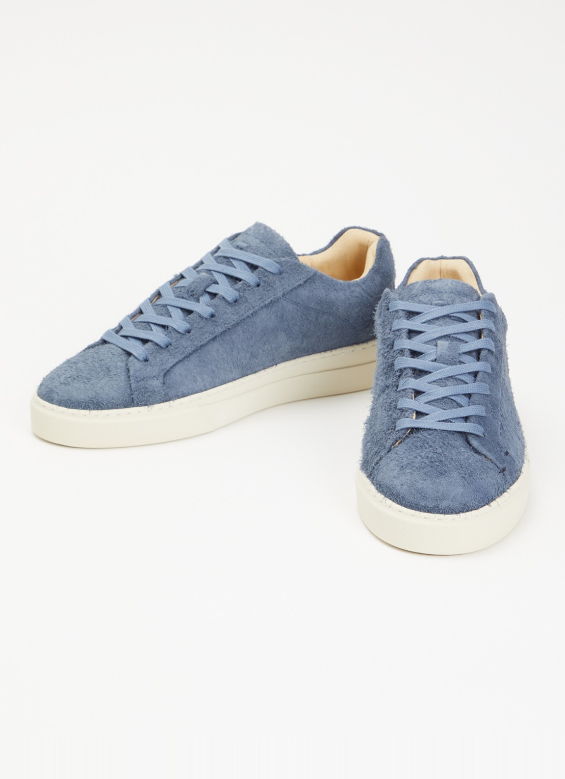 Filling Pieces Tiebreak Fuzz sneaker van  suède met structuur - detail 2 indigo