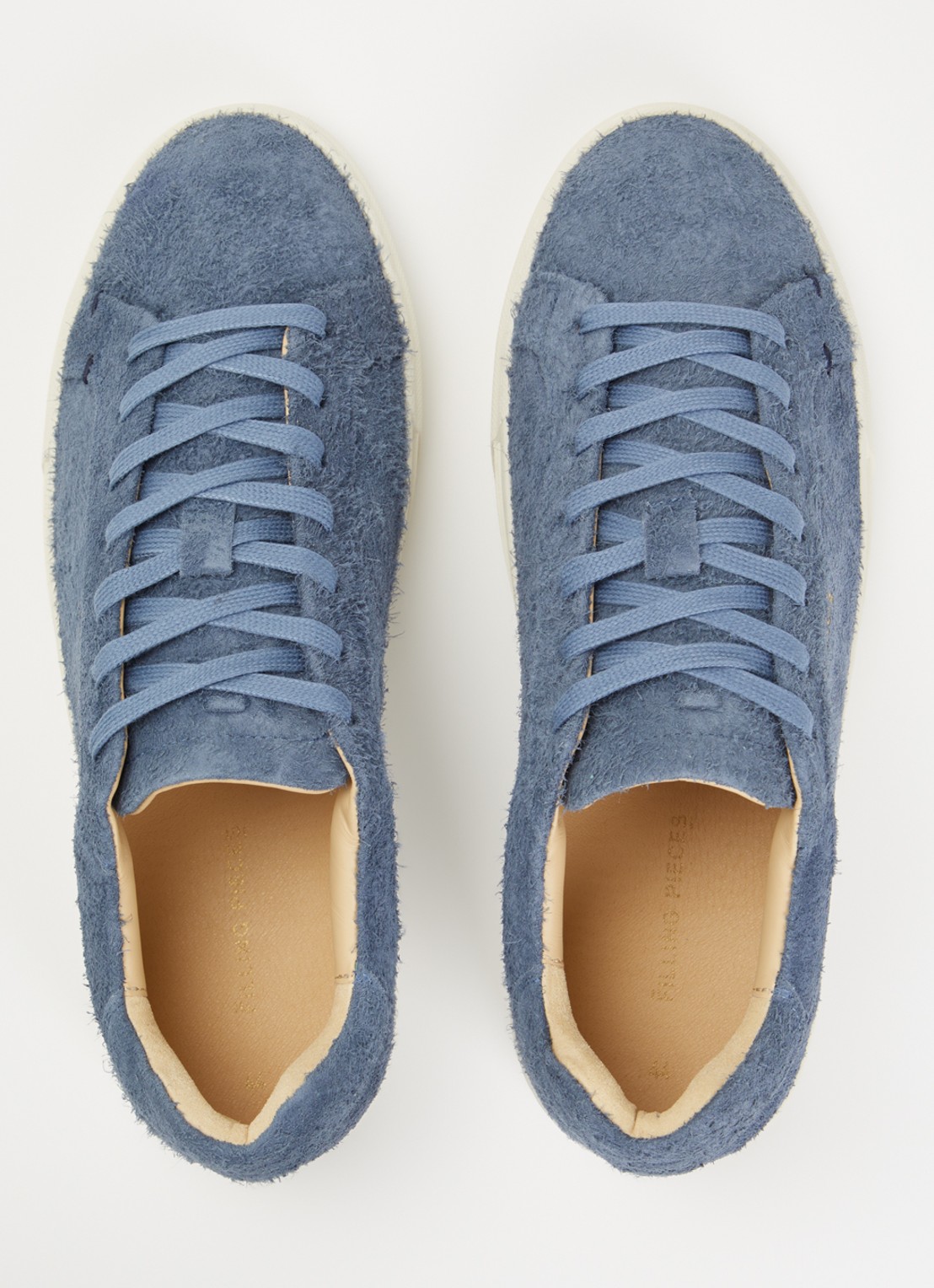 Filling Pieces Tiebreak Fuzz sneaker van  suède met structuur - detail 3 indigo