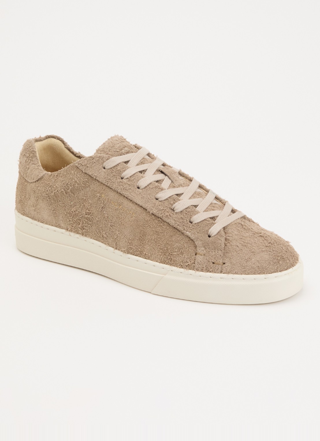 Filling Pieces Tiebreak Fuzz sneaker van  suède met structuur - voorkant 5 donkerbeige