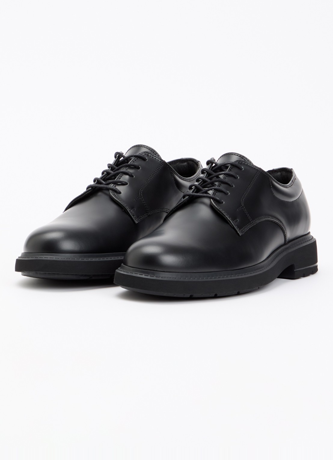 Filling Pieces Veterschoen van leer - detail 3 zwart