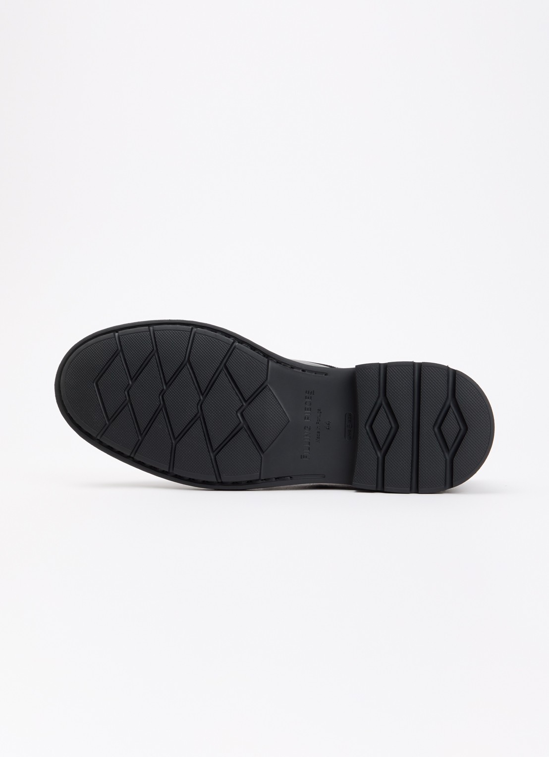 Filling Pieces Veterschoen van leer - detail 5 zwart