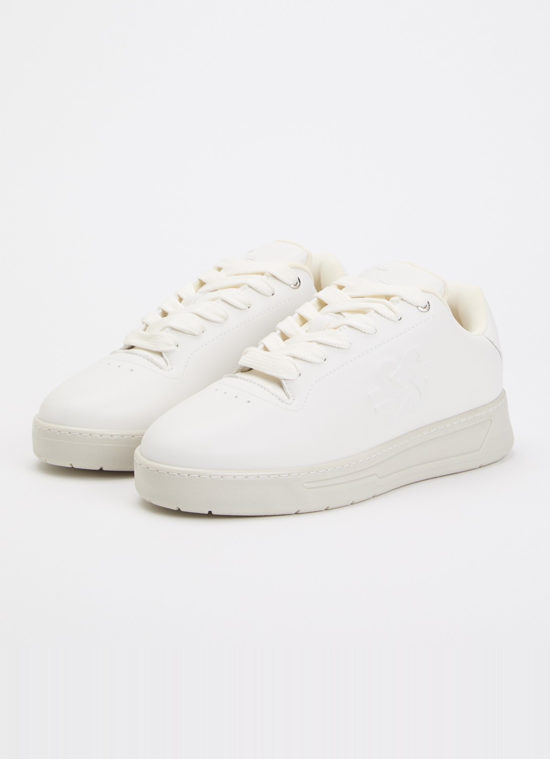 Filling Pieces Voyager Knot sneaker van leer - detail 2 gebroken wit