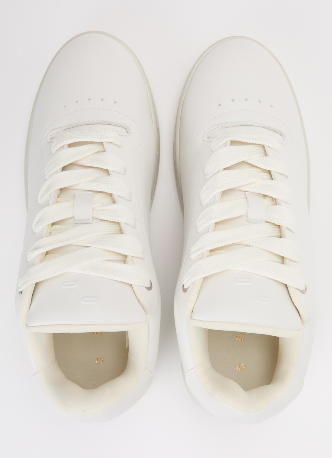Filling Pieces Voyager Knot sneaker van leer - detail 3 gebroken wit