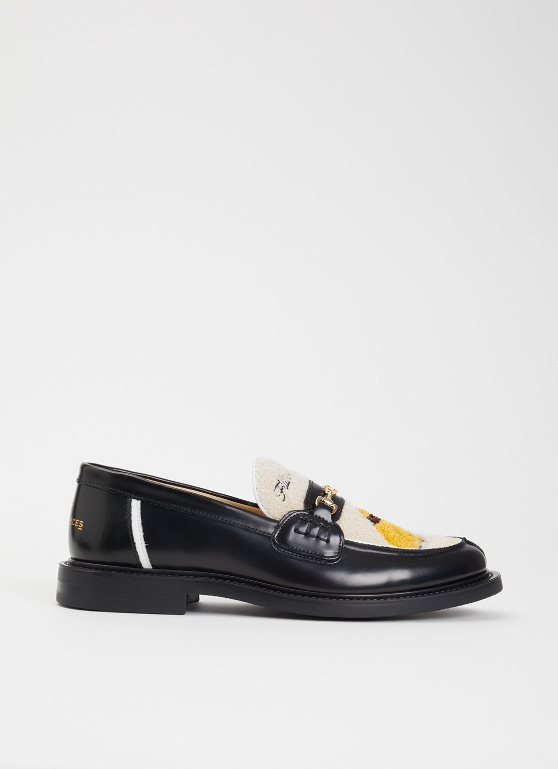 Filling Pieces Yellow Cab loafer van leer - voorkant 5 zwart