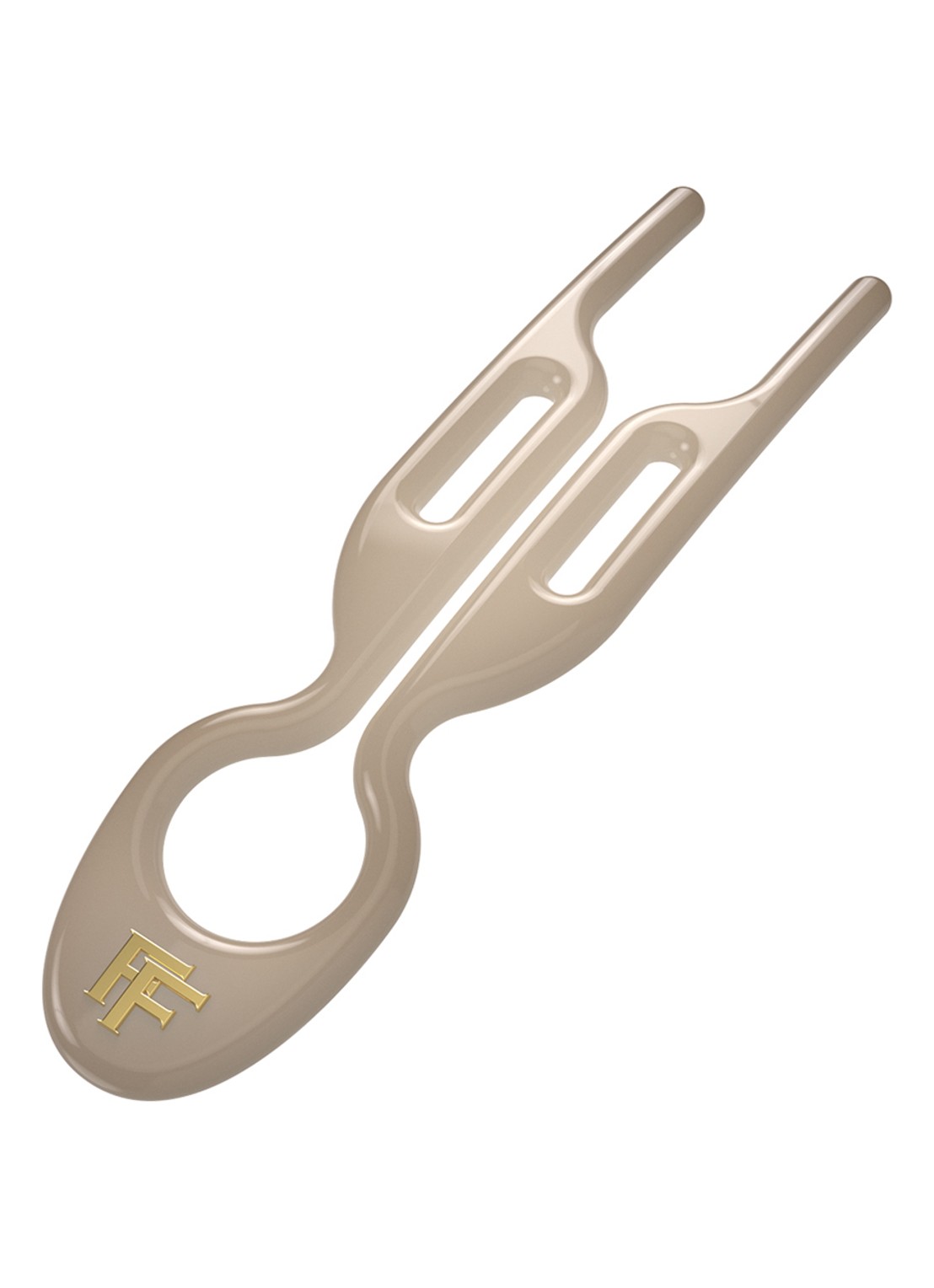 Fiona Franchimon Nº 1 Hairpin - haarpin set van 3  - voorkant soft beige