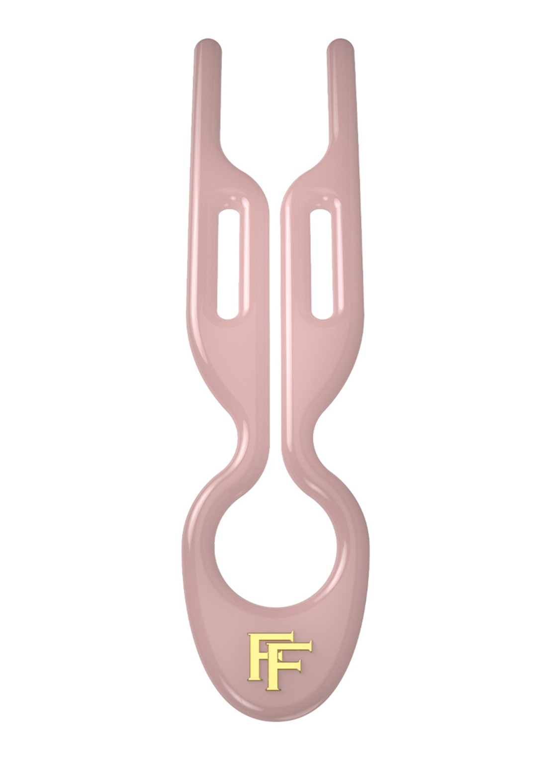 Fiona Franchimon Nº 1 Hairpin - haarpin set van 3  - detail seashell pink