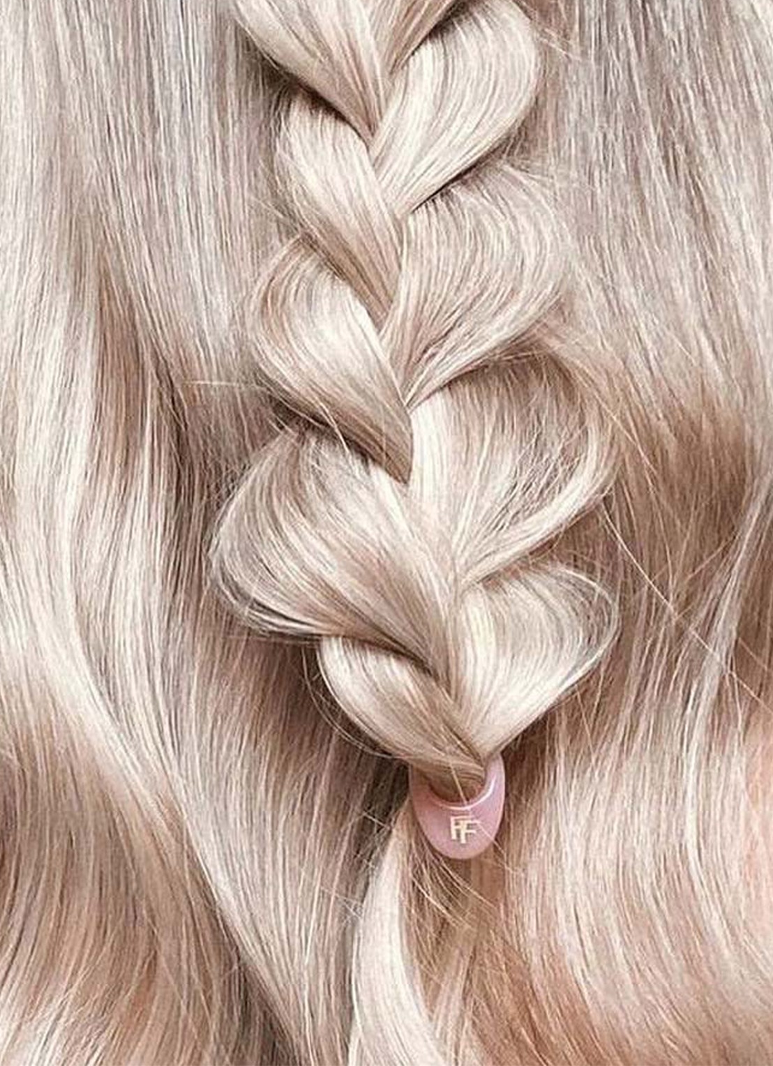 Fiona Franchimon Nº 1 Hairpin - haarpin set van 3  - voorkant 6 seashell pink