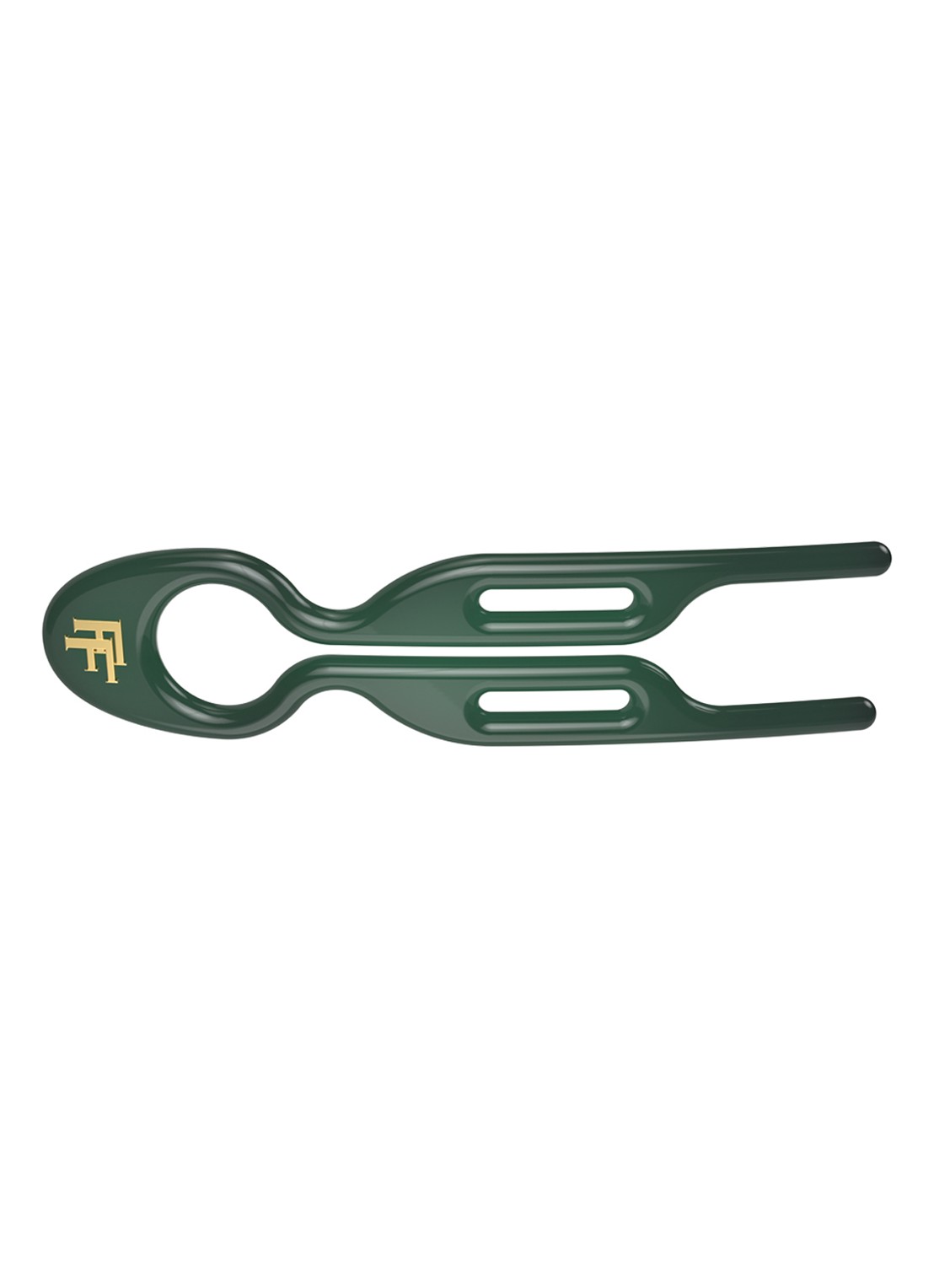 Fiona Franchimon Nº 1 Hairpin - haarpin set van 3  - detail 3 emerald green
