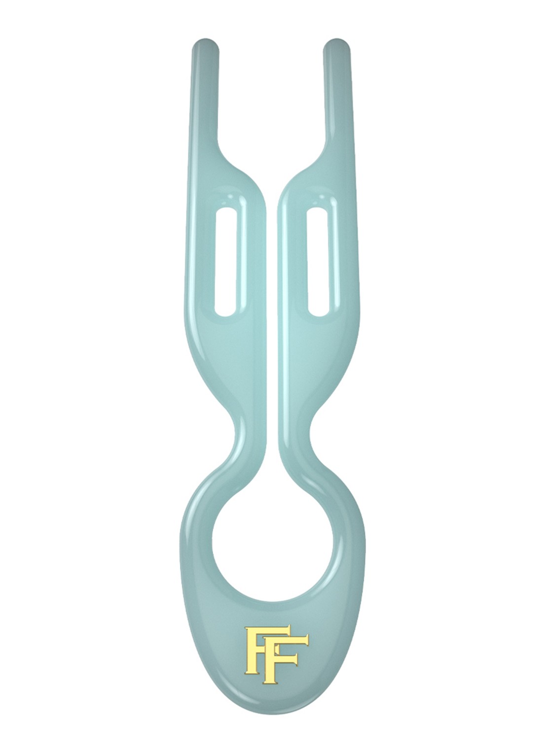 Fiona Franchimon Nº 1 Hairpin - haarpin set van 3  - detail tantalizing blue