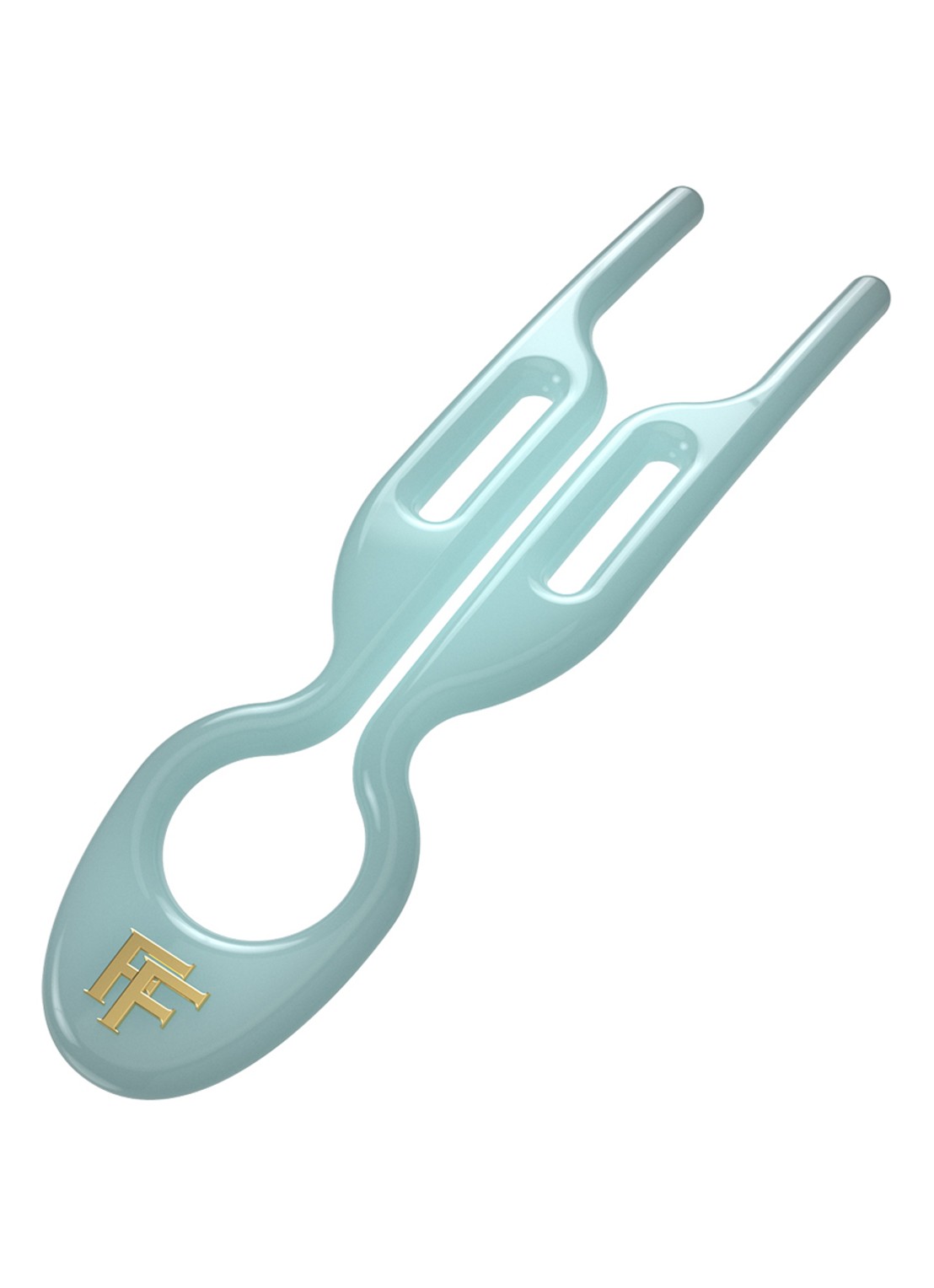 Fiona Franchimon Nº 1 Hairpin - haarpin set van 3  - voorkant 5 tantalizing blue