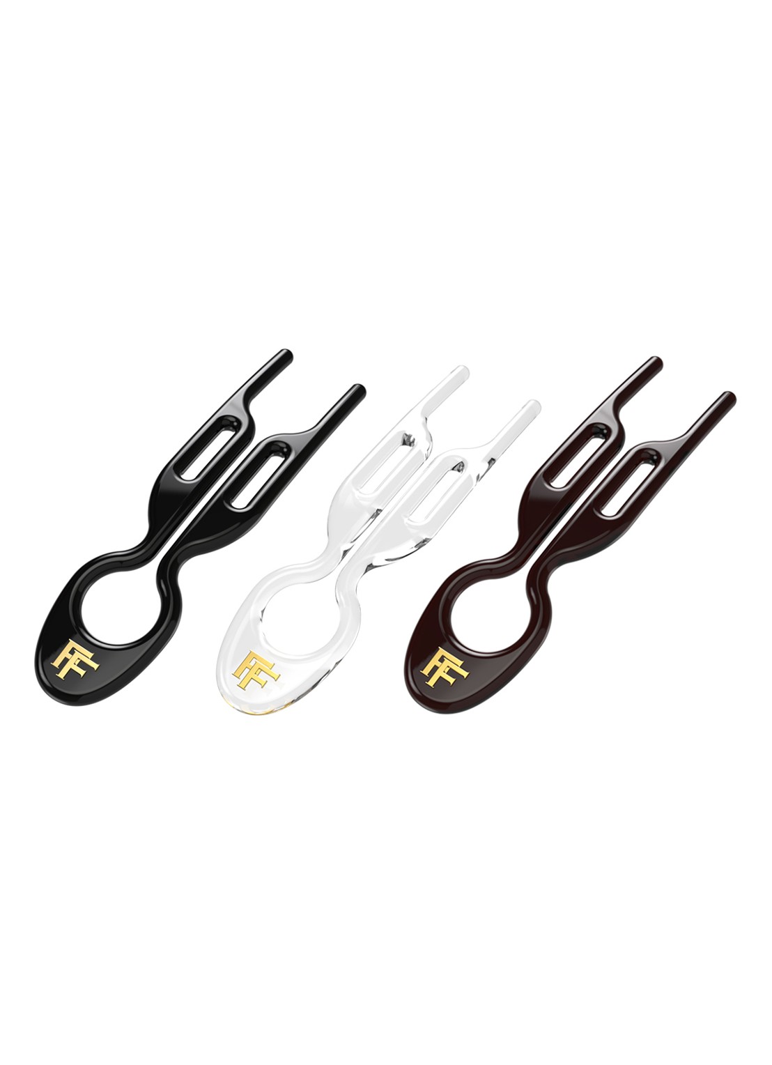 Fiona Franchimon Nº 1 Hairpin - haarpin set van 3 - voorkant new york collection