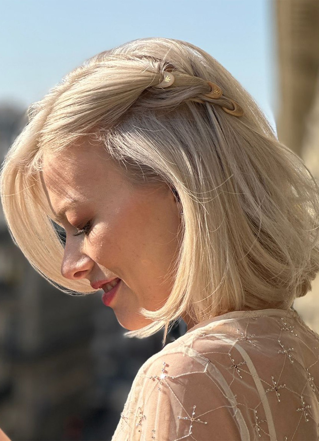 Fiona Franchimon Nº 1 Hairpin - haarpin set van 3 - voorkant 2 paris collection