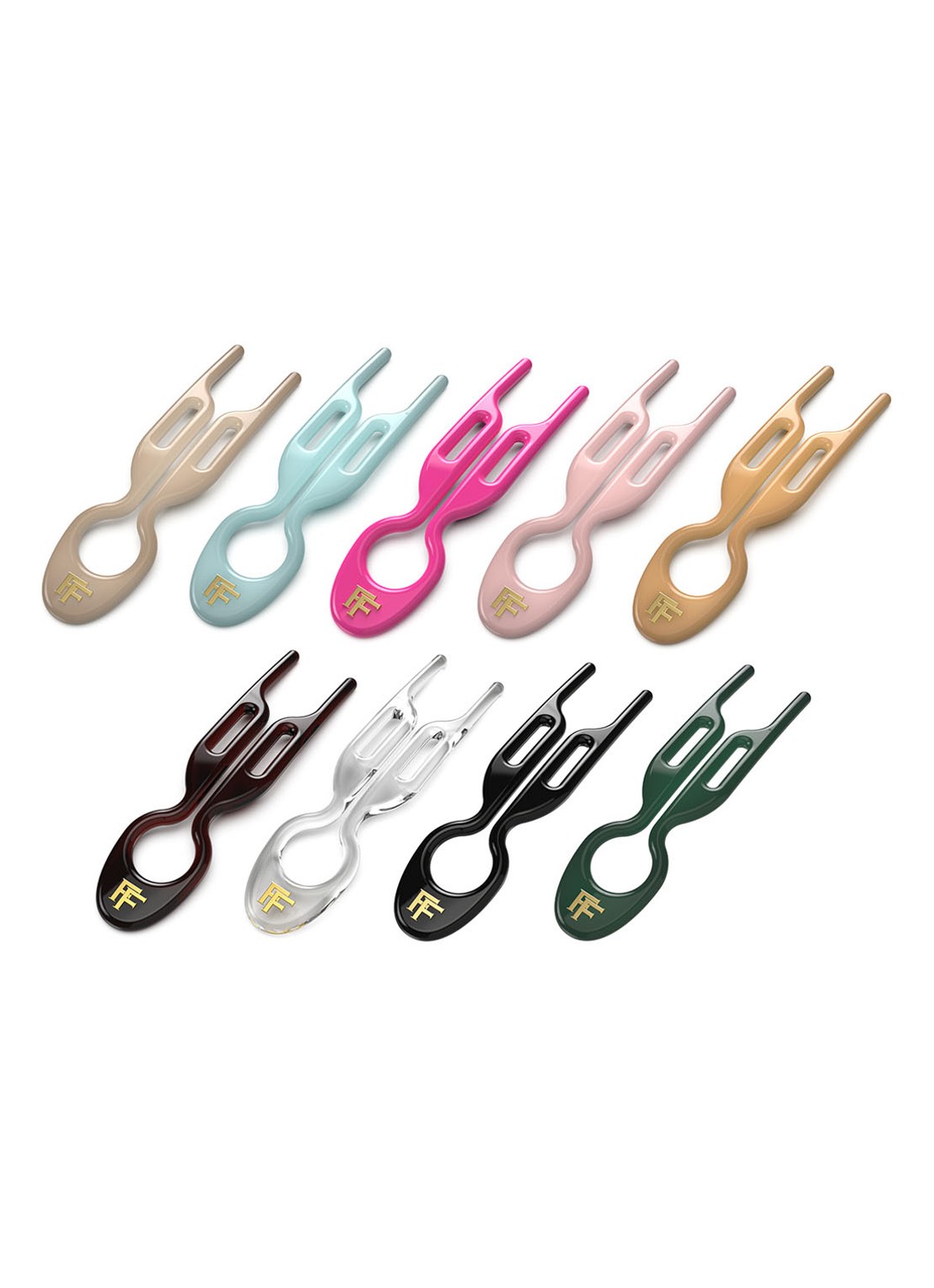 Fiona Franchimon Nº 1 Hairpin - haarpin set van 9 - voorkant grand collection box