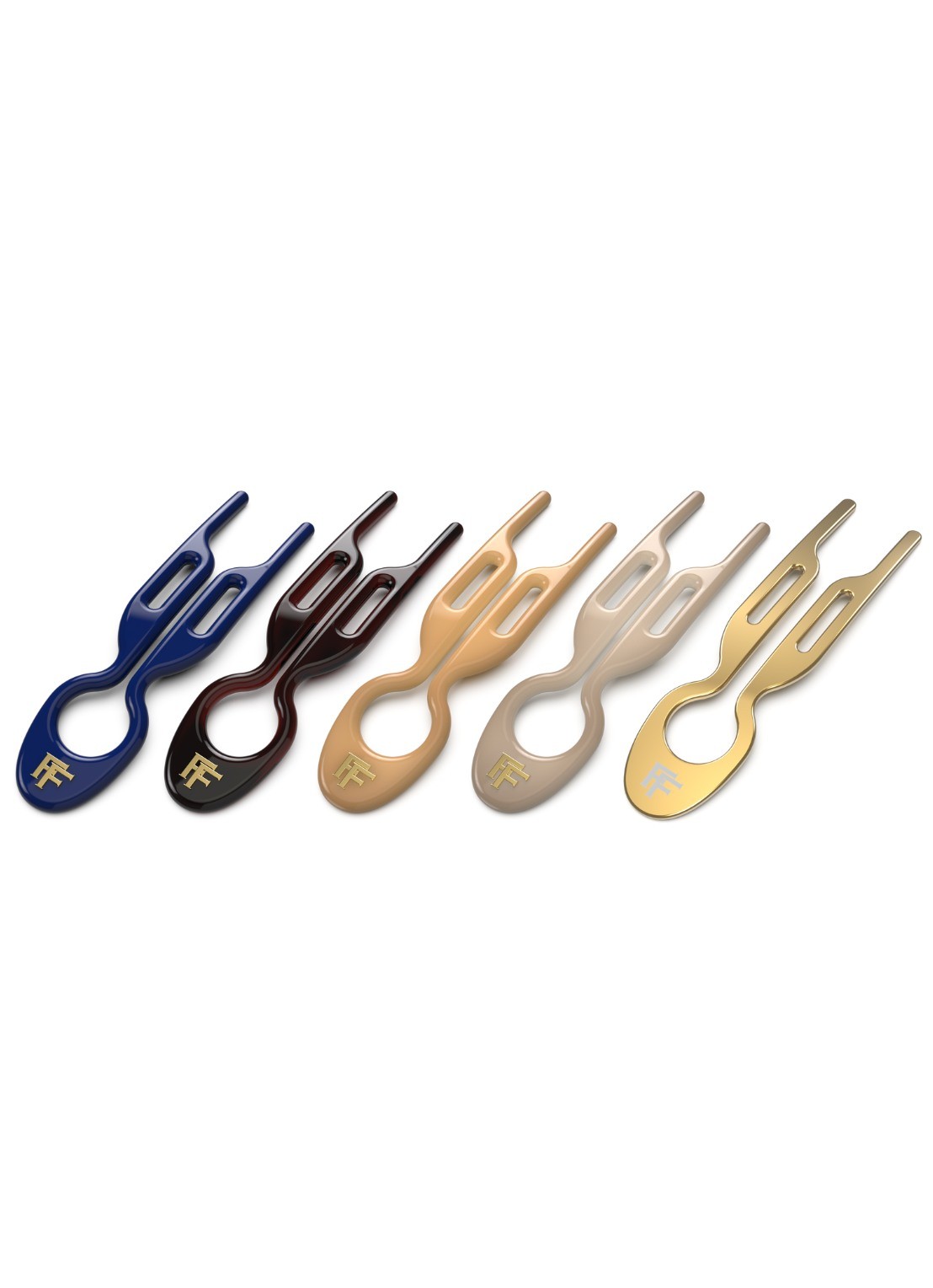 Fiona Franchimon 'Nº1 HAIRPIN | Amsterdam Collection - haarpin set van 5 - voorkant 3 undefined