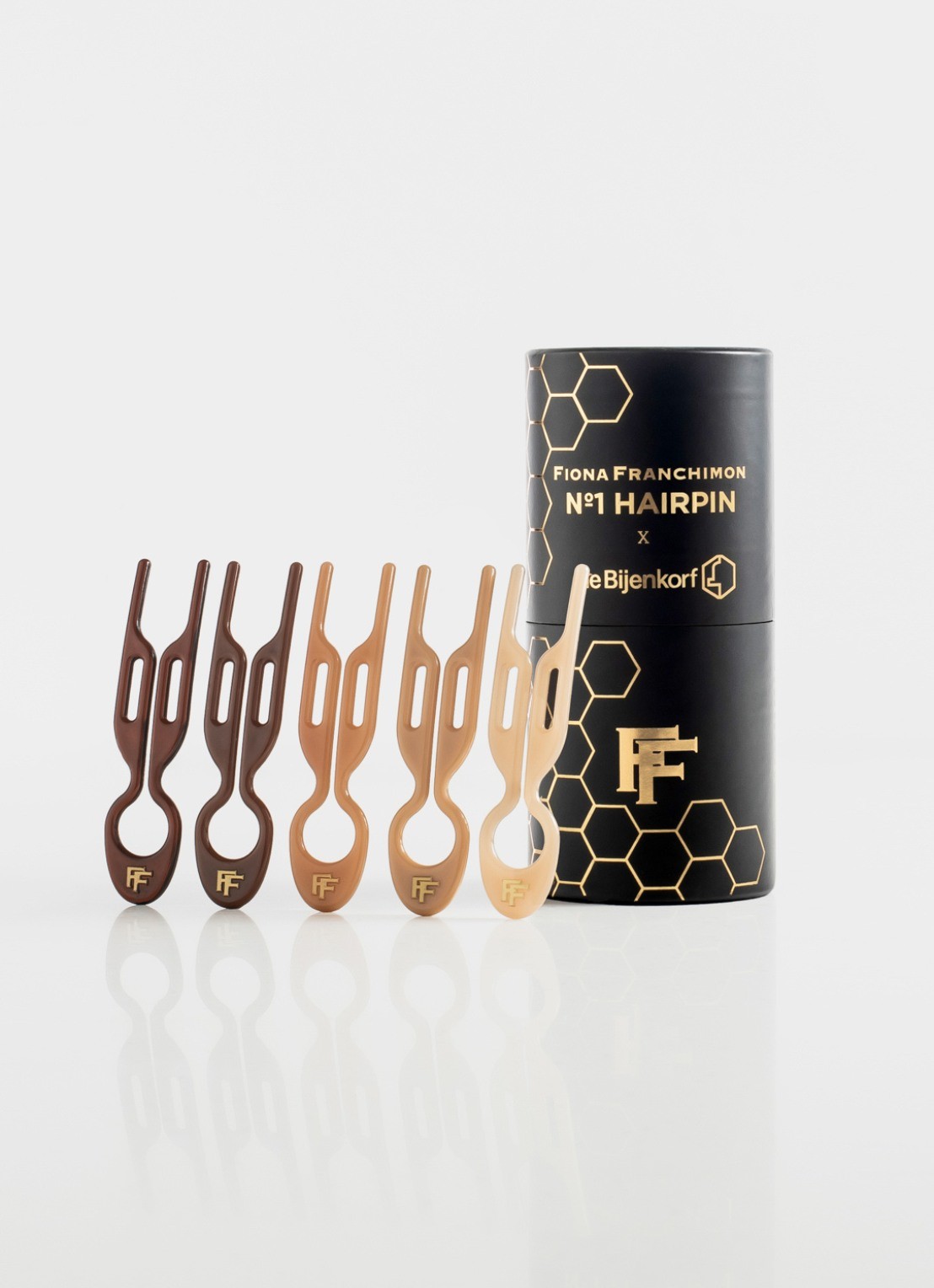 Fiona Franchimon Nº1 HAIRPIN | Fiona franchimon X de Bijenkorf Collection - Limited Edition  - voorkant undefined