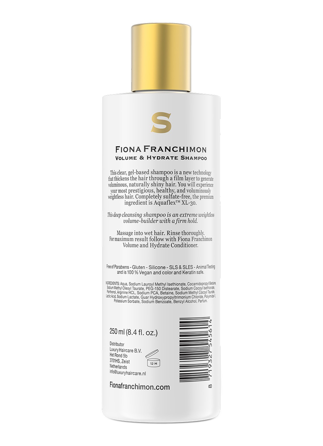 Fiona Franchimon Volume & Hydrate Shampoo - voorkant 2 undefined