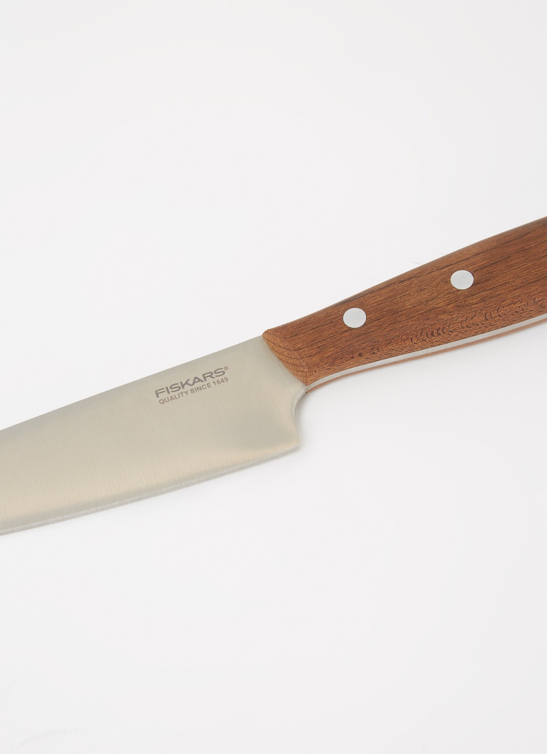 Fiskars Norr universeel mes 23,5 cm - voorkant 2 bruin
