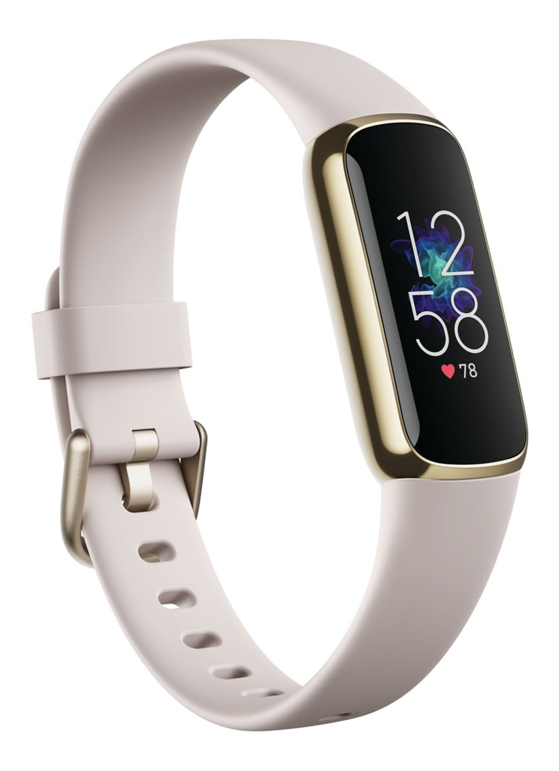 Fitbit Luxe sporthorloge FB422GLWT - voorkant 2 goud