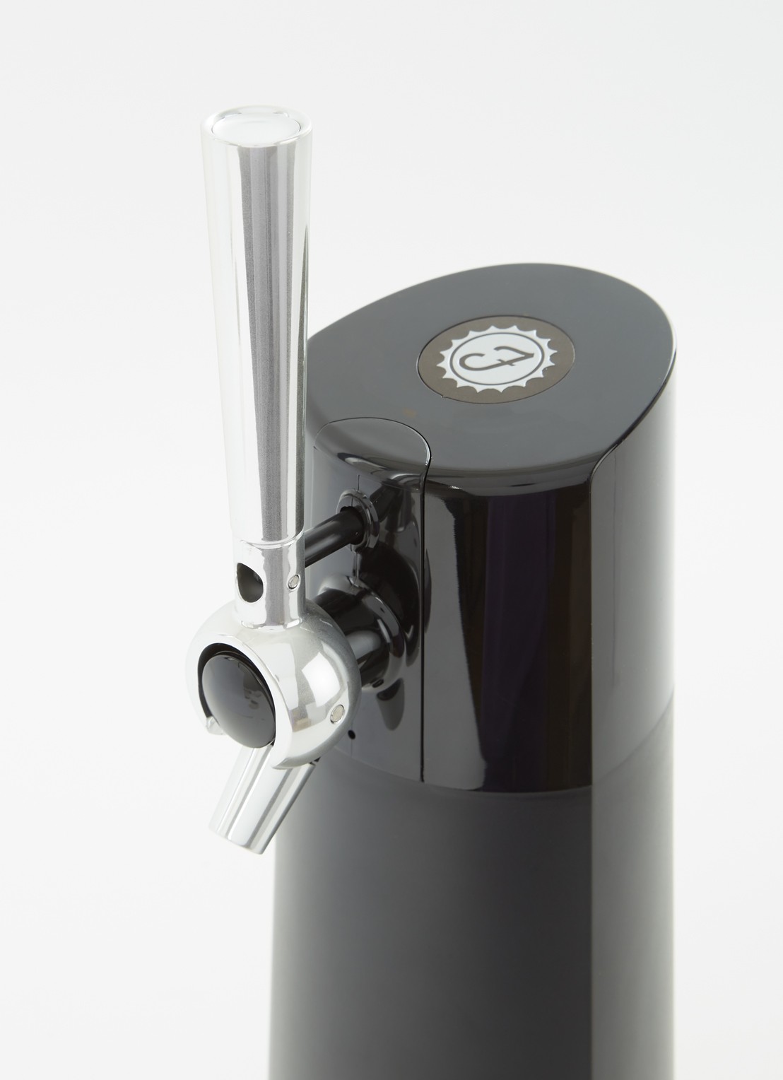 Fizzics DraftPour oplaadbare bier dispenser 45 cm - detail zwart