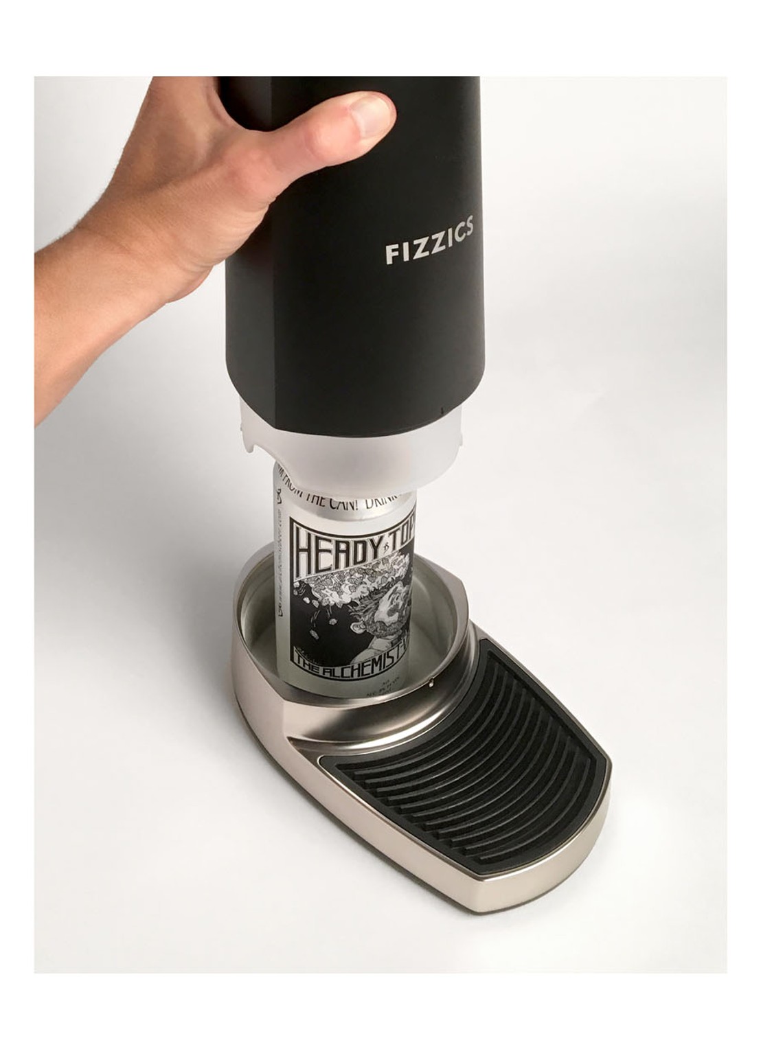 Fizzics DraftPour oplaadbare bier dispenser 45 cm - detail 3 zwart