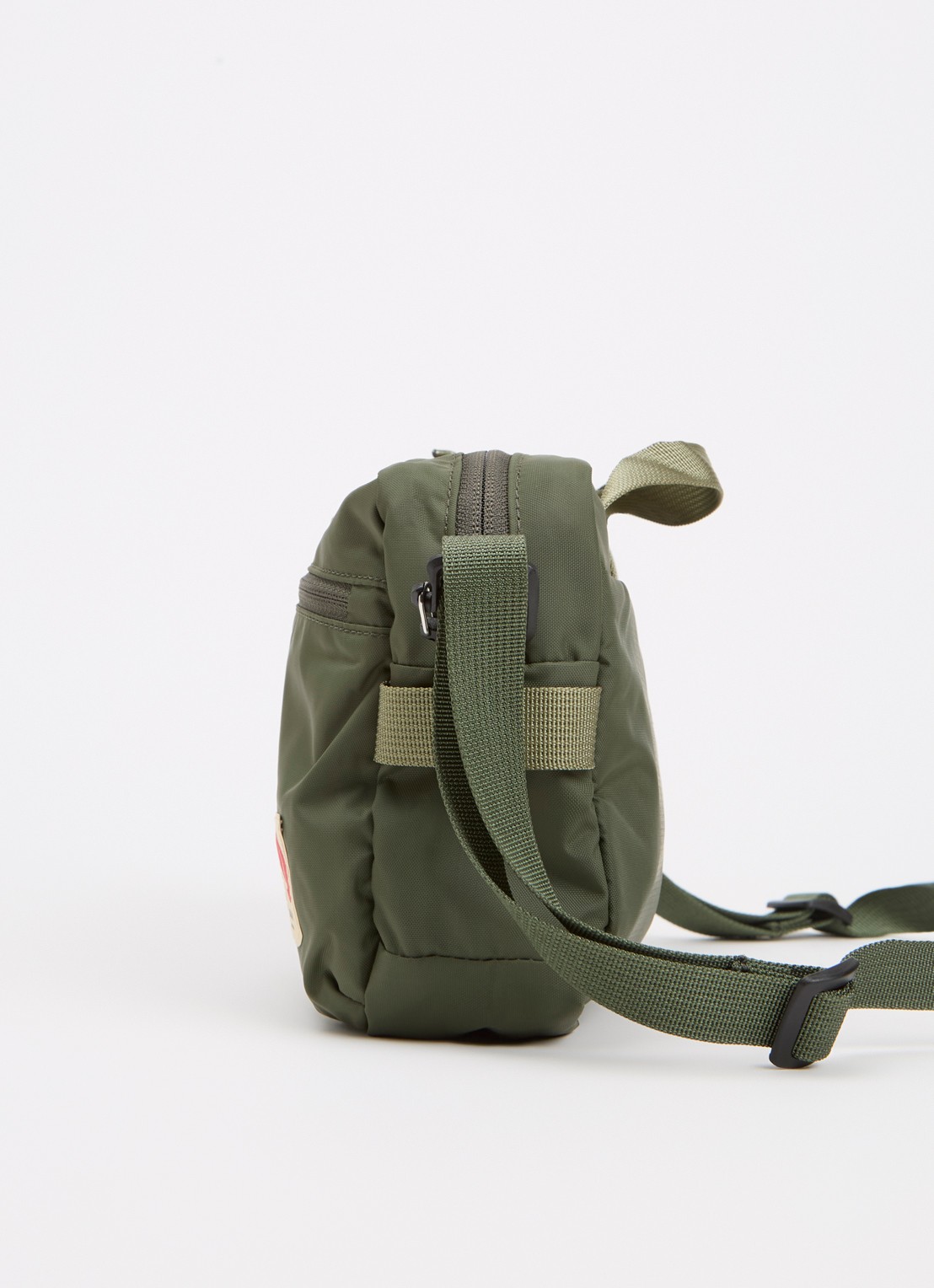 Fjällräven High Coast crossbodytas met logo - detail 2 bronsgroen