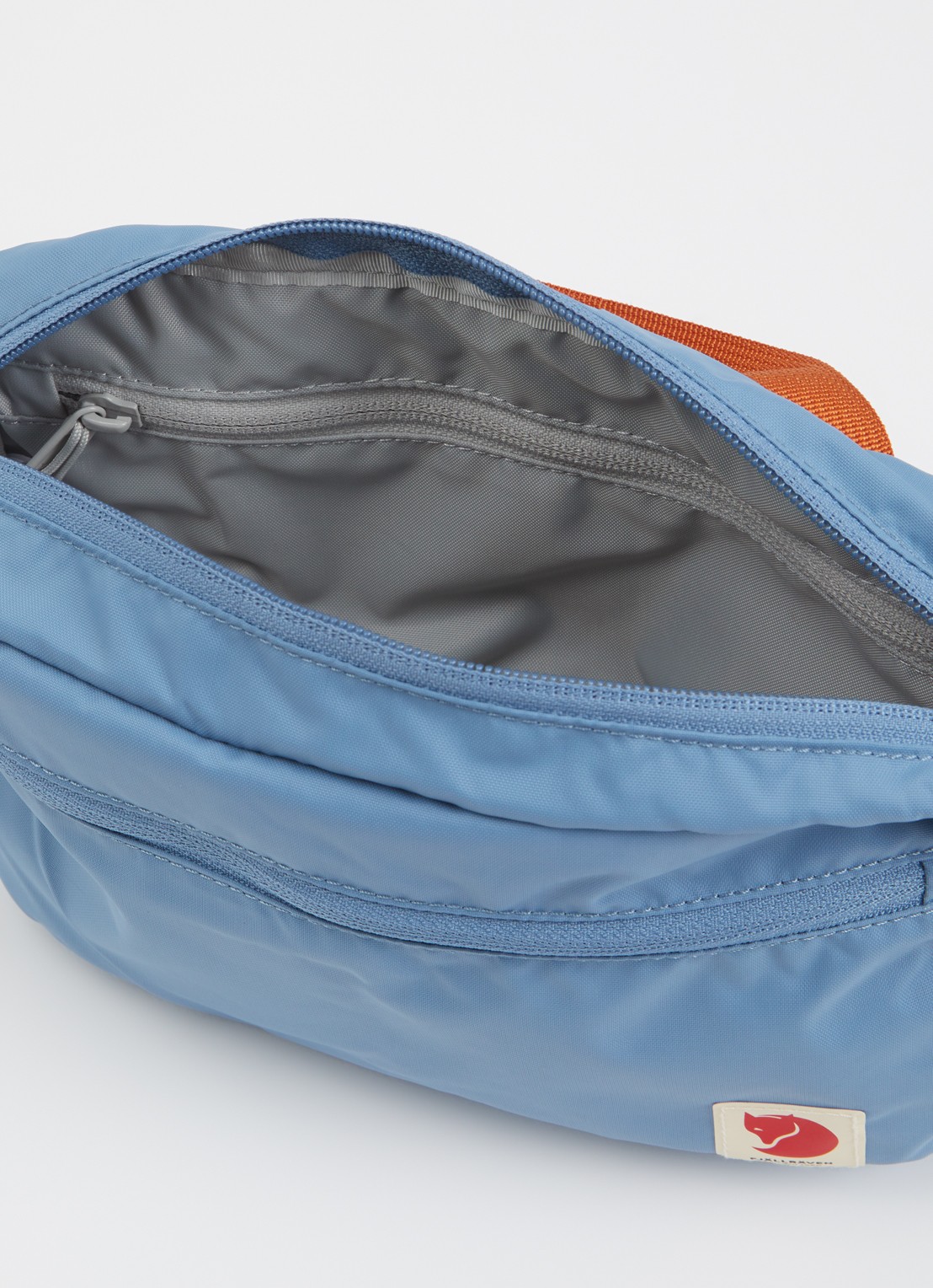 Fjällräven High Coast crossbodytas met logo - detail blauwgrijs
