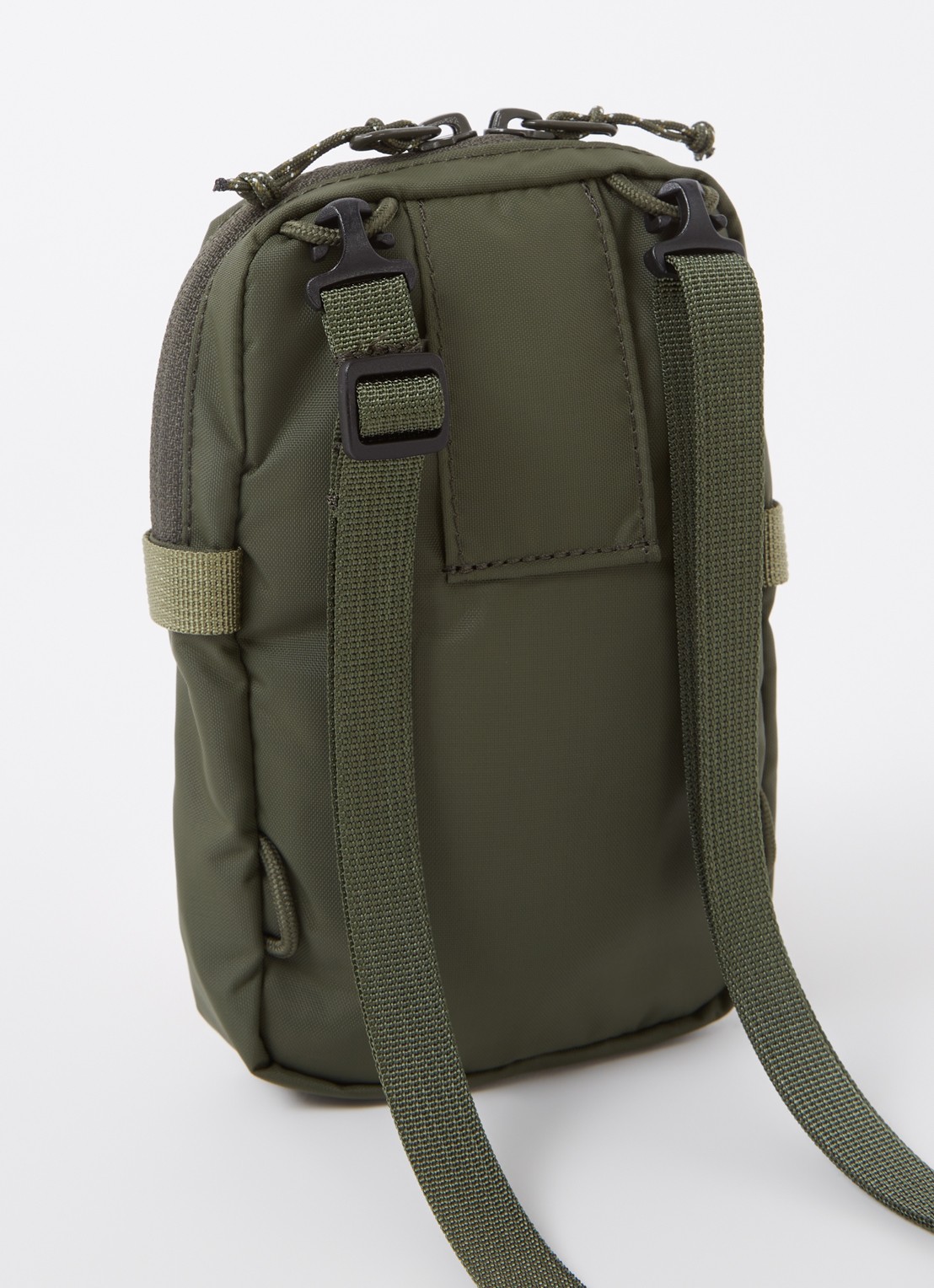 Fjällräven High Coast Pocket crossbodytas met logo - achterkant legergroen