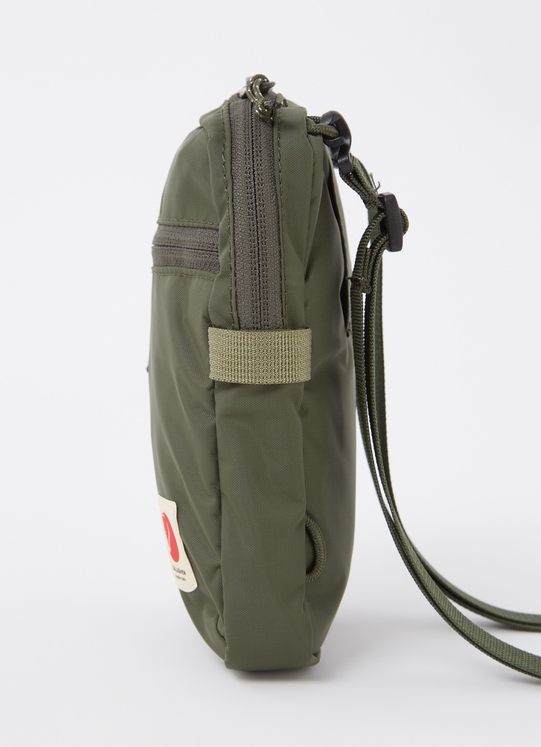 Fjällräven High Coast Pocket crossbodytas met logo - detail 4 legergroen