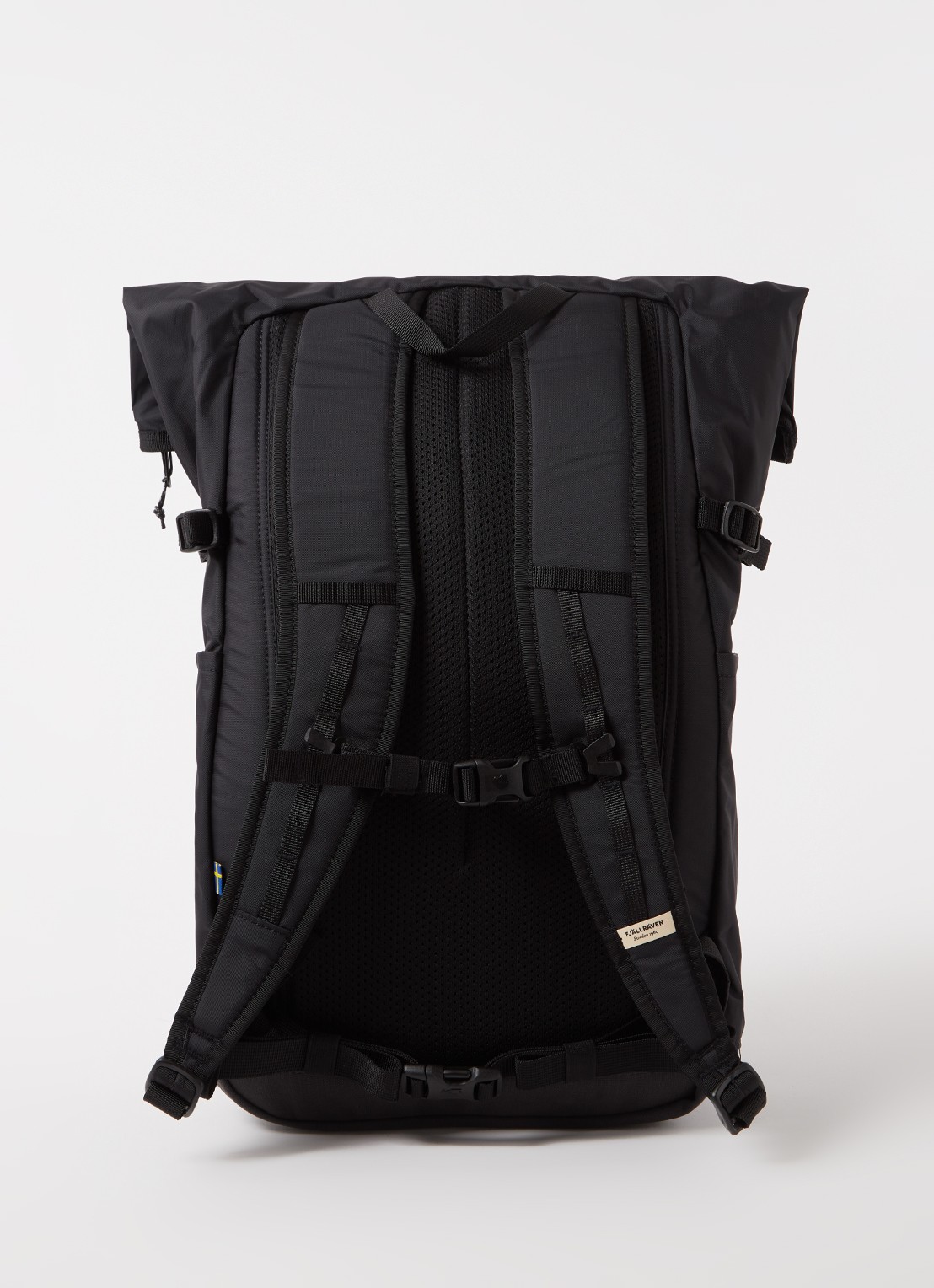 Fjällräven High Coast rugzak met 14 inch laptopvak - unisex - achterkant 4 zwart