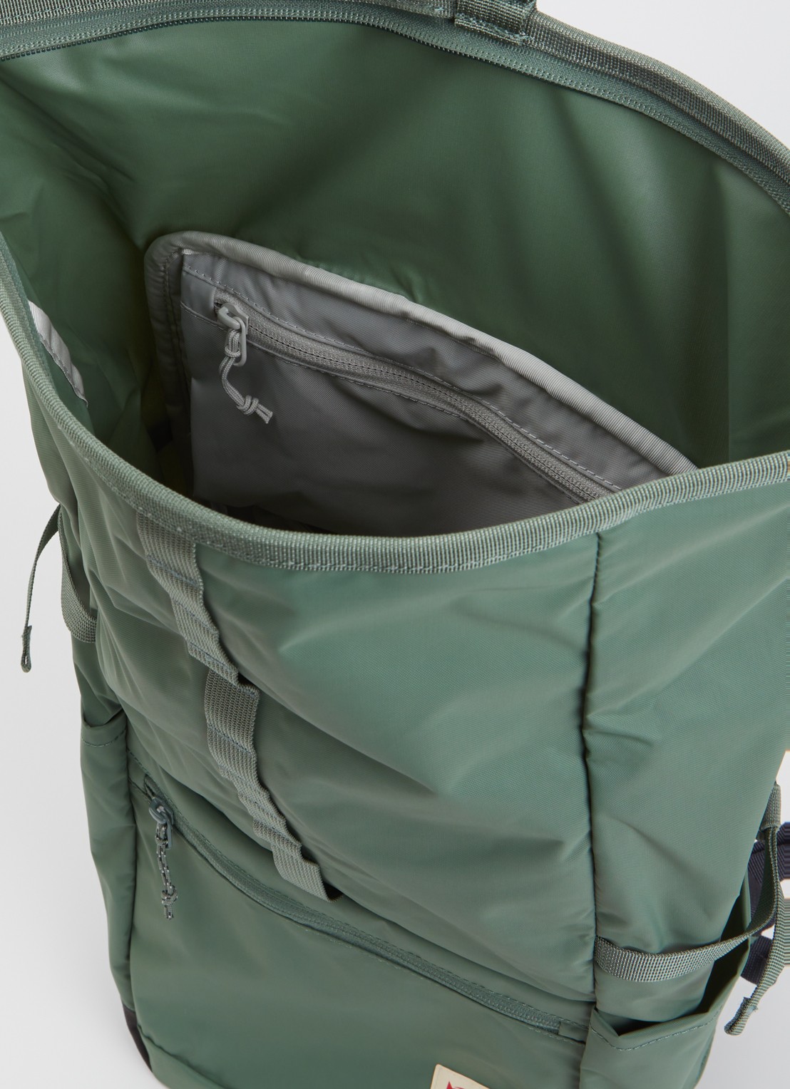 Fjällräven High Coast rugzak met 14 inch laptopvak - unisex - detail zeegroen