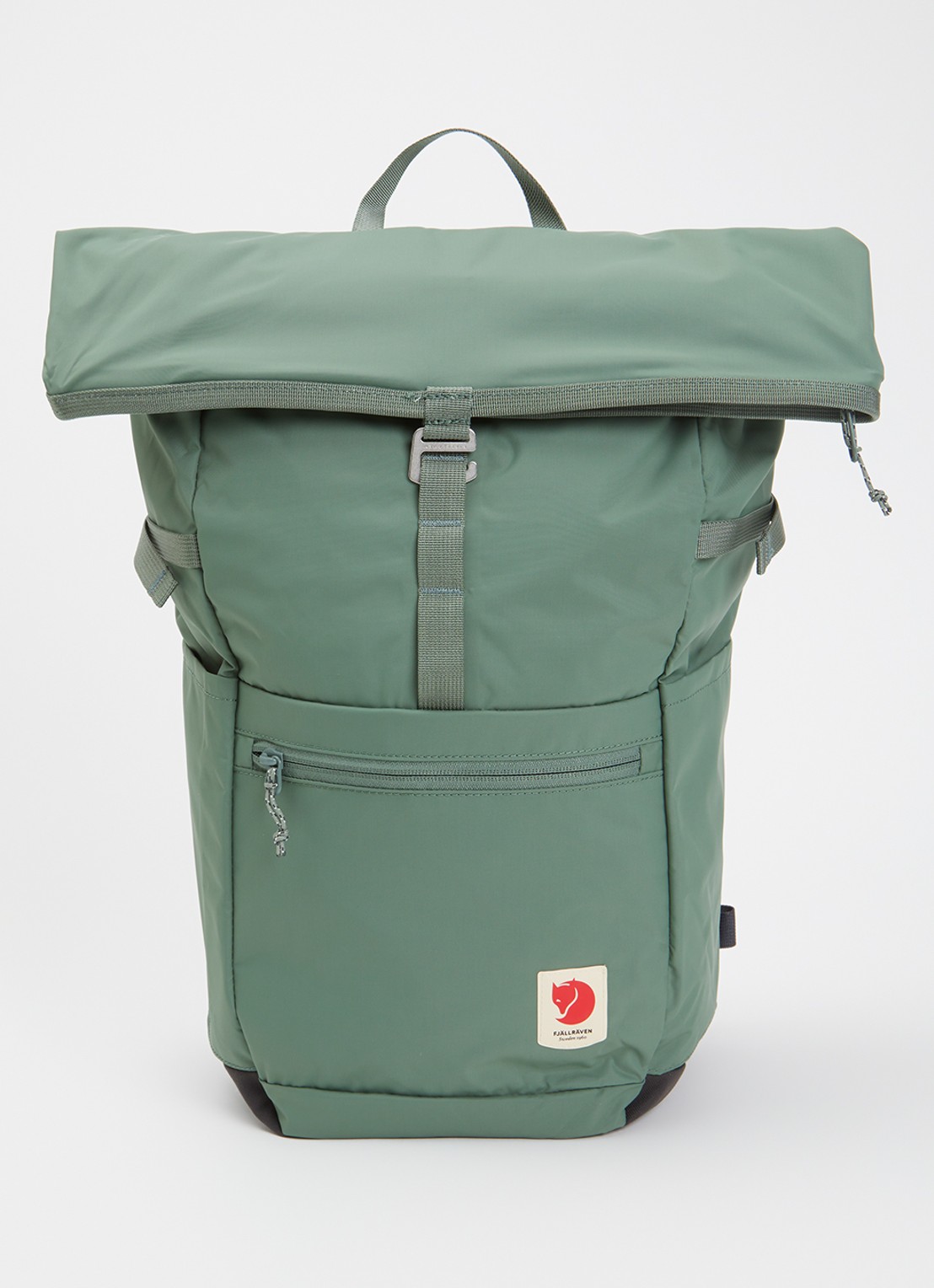 Fjällräven High Coast rugzak met 14 inch laptopvak - unisex - voorkant 3 zeegroen