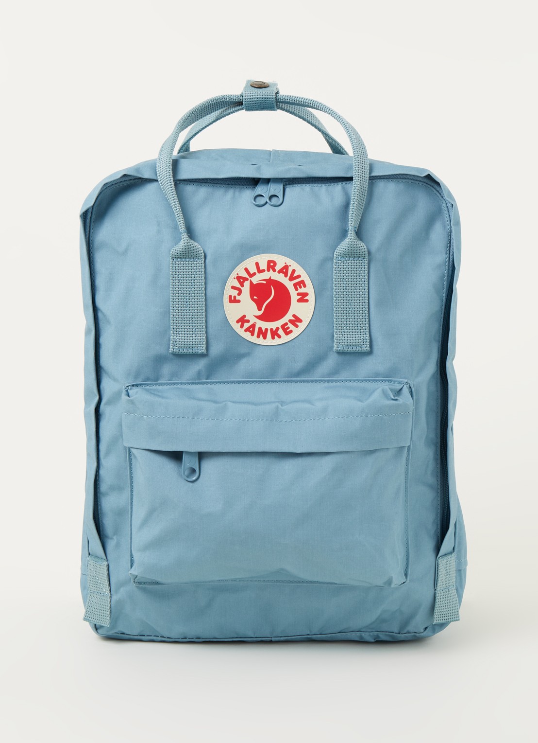 Fjällräven Kånken Original rugzak met 15 inch laptopvak - voorkant 2 blauwgrijs