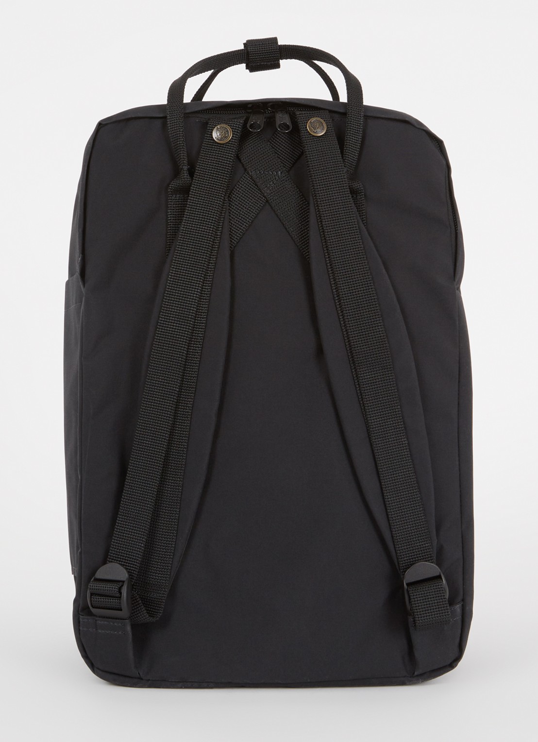 Fjällräven Kånken rugzak met 17 inch laptopvak  - achterkant 3 zwart