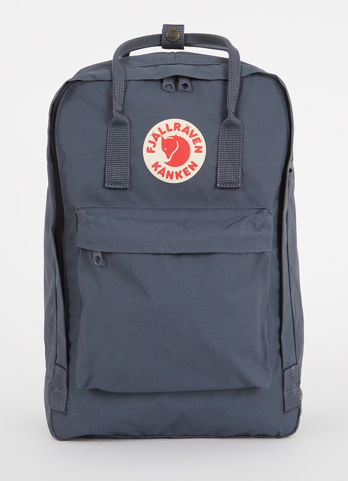 Fjällräven Kånken rugzak met 17 inch laptopvak  - voorkant 2 grijs
