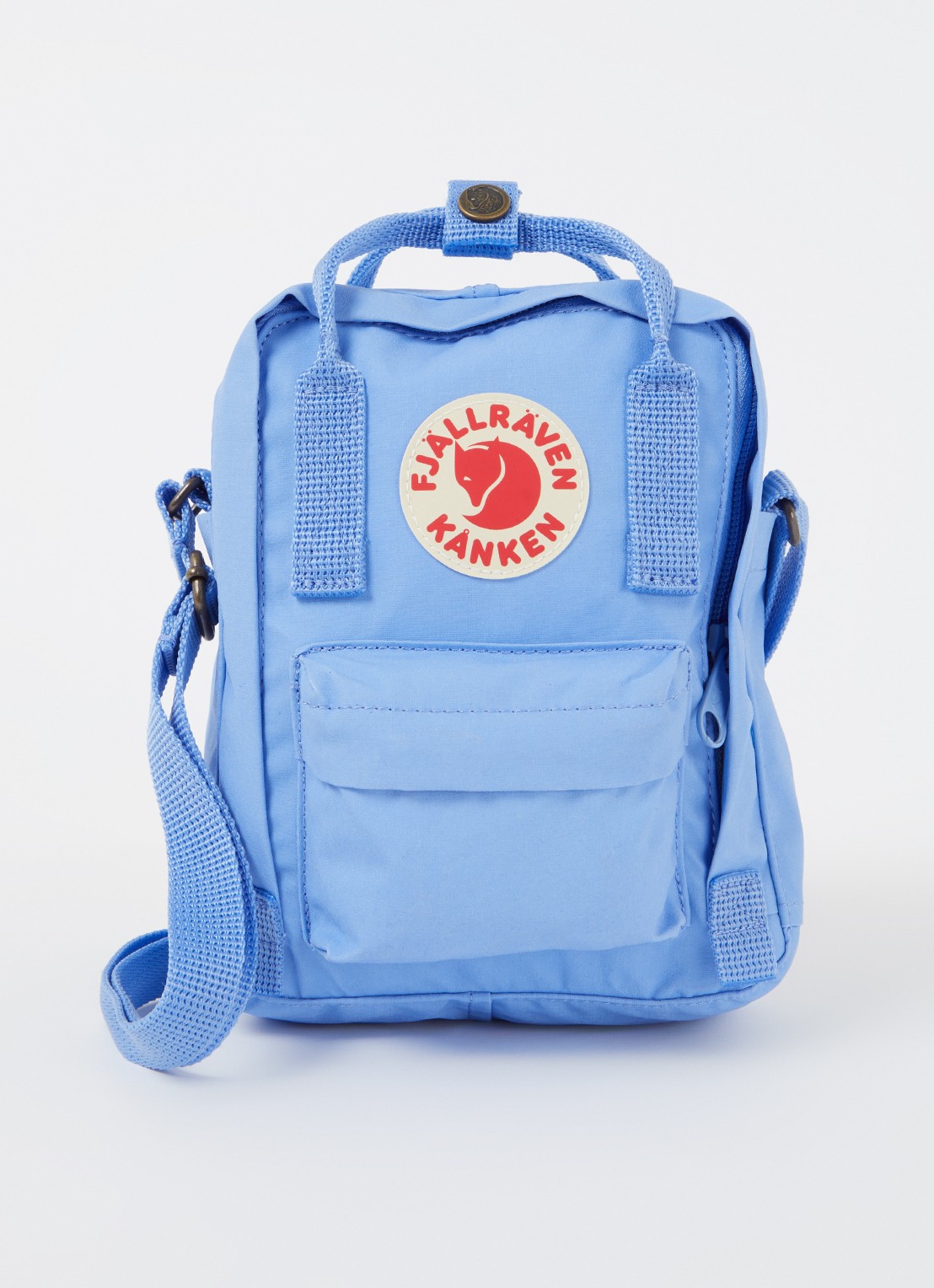 Fjällräven Kånken Sling crossbodytas met logo - voorkant staalblauw