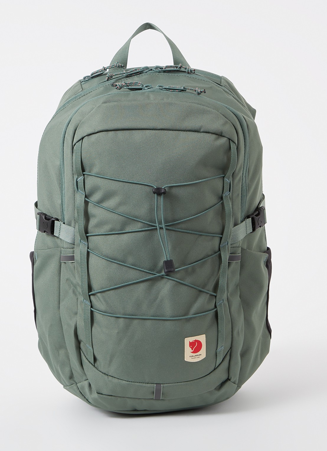 Fjällräven Skule 28 rugzak met 15 inch laptopvak - voorkant olijfgroen