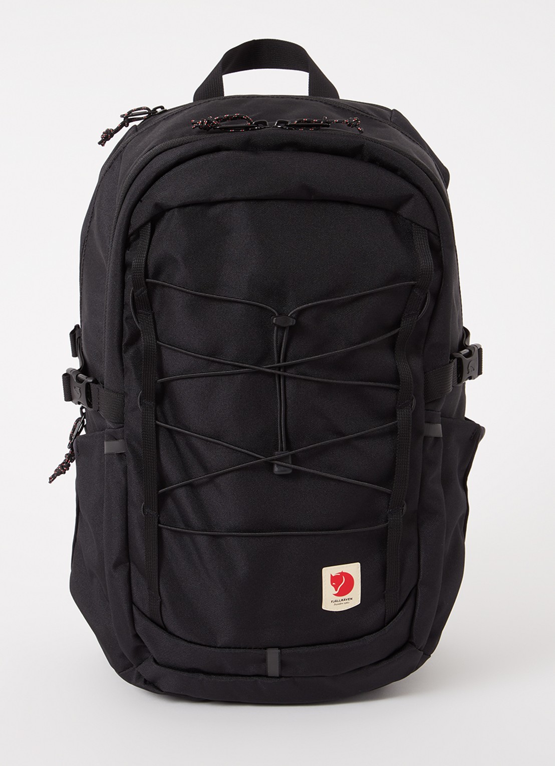 Fjällräven Skule 28 rugzak met 15 inch laptopvak - voorkant 3 zwart