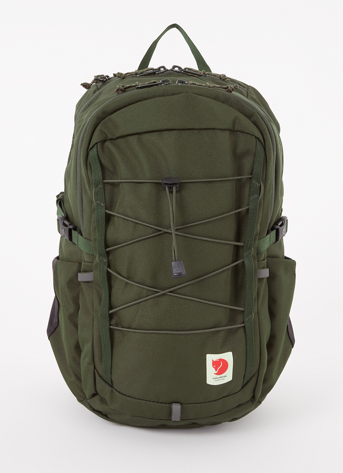 Fjällräven Skule rugzak met  13 inch laptopvak  - voorkant 3 bronsgroen